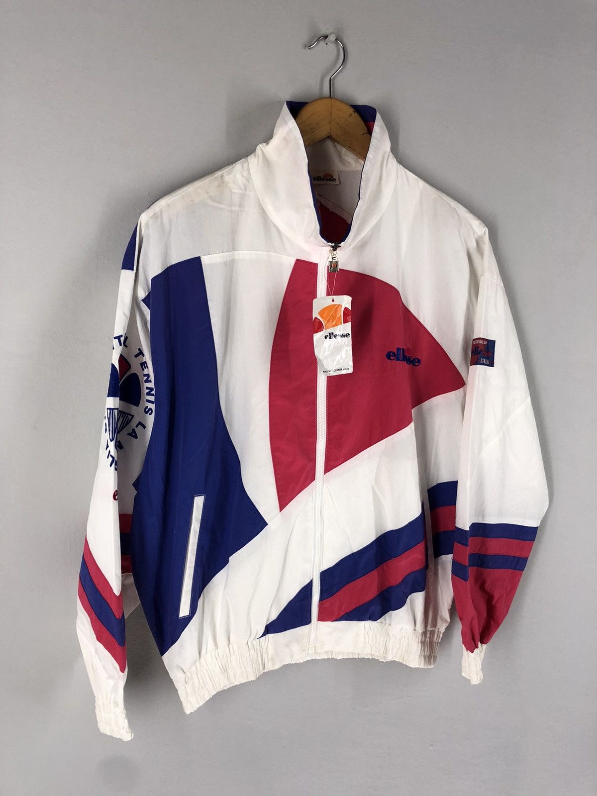 Ellesse 🔥NWT🔥RARE 90s ELLESSE TENIS MULTI BLOCK COLOR JACKET Size US L / EU 52-54 / 3 - 3 Thumbnail