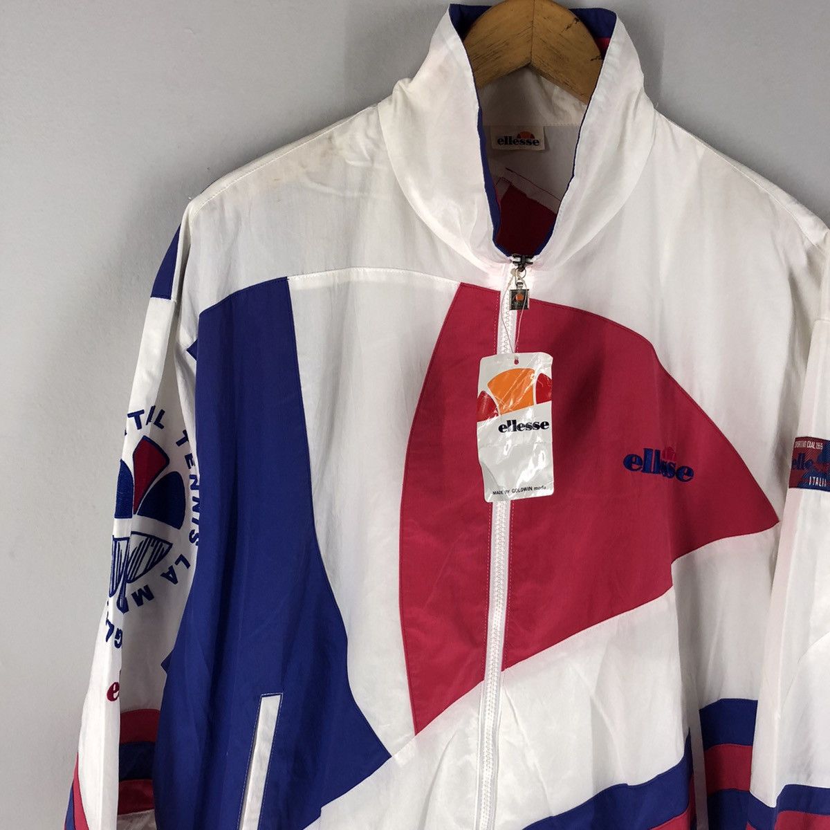 Ellesse 🔥NWT🔥RARE 90s ELLESSE TENIS MULTI BLOCK COLOR JACKET Size US L / EU 52-54 / 3 - 6 Thumbnail
