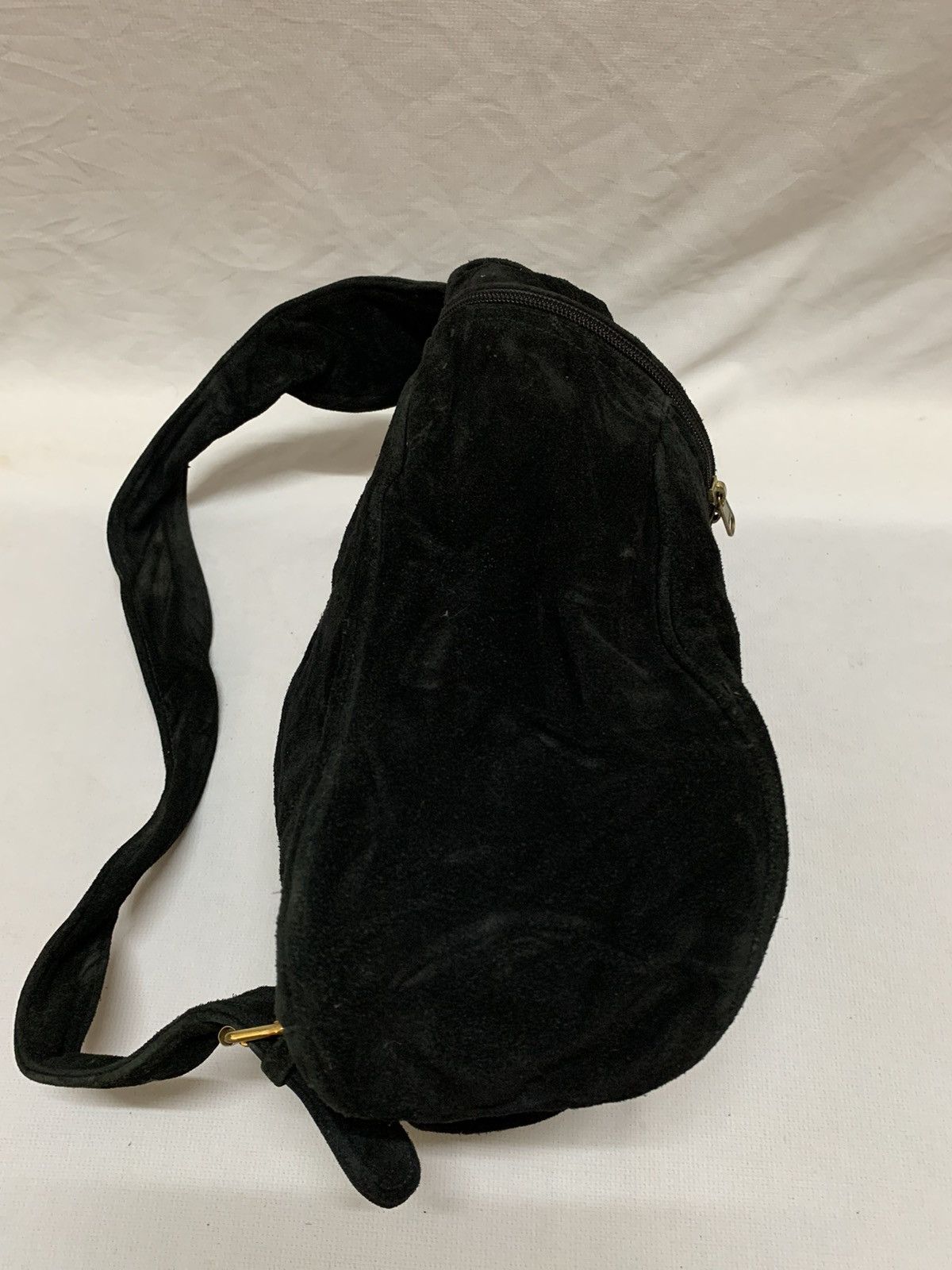 Genuine Leather Suede Leather backpack - vintage leather rucksack Size ONE SIZE - 5 Thumbnail