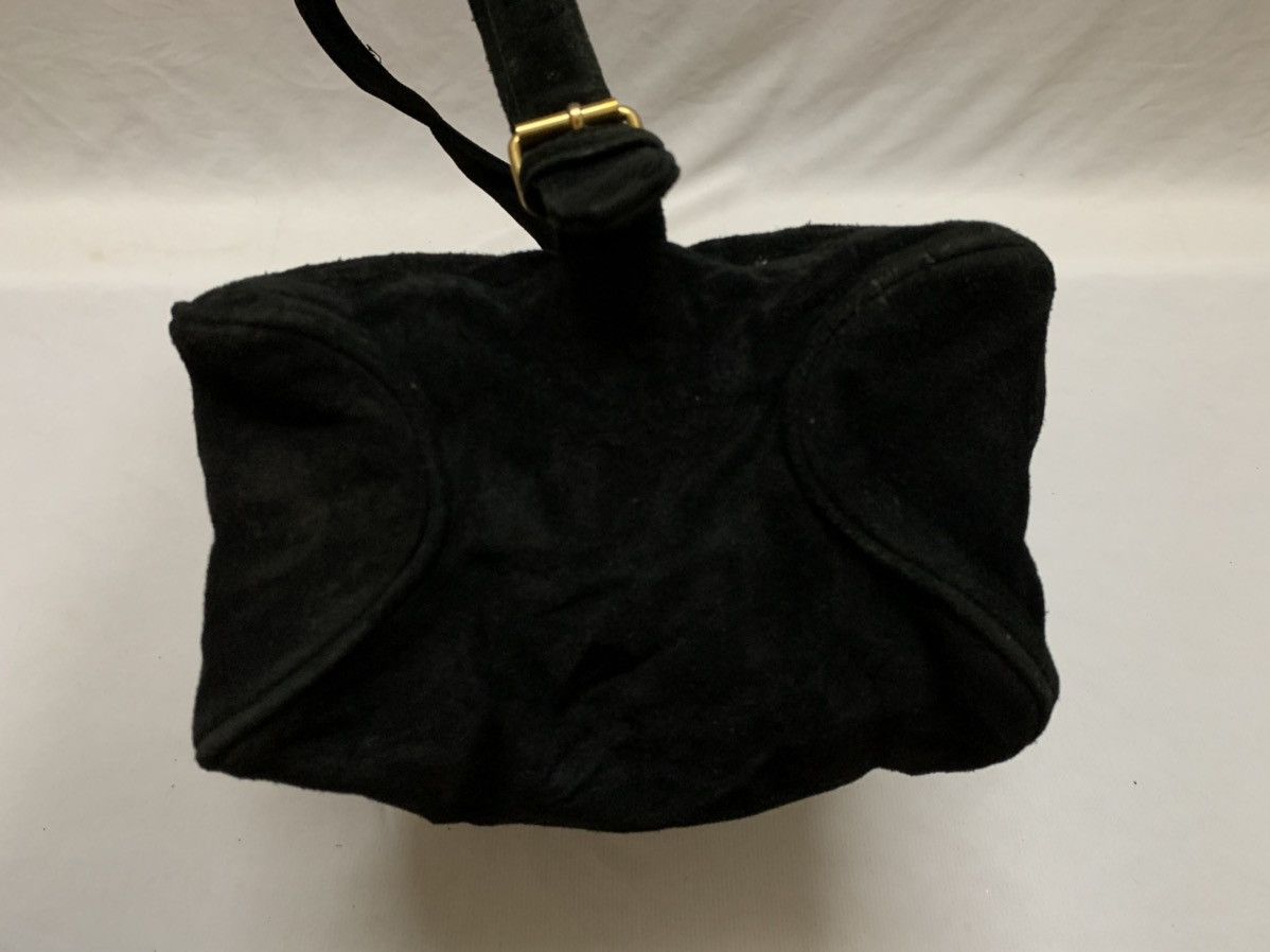 Genuine Leather Suede Leather backpack - vintage leather rucksack Size ONE SIZE - 8 Thumbnail