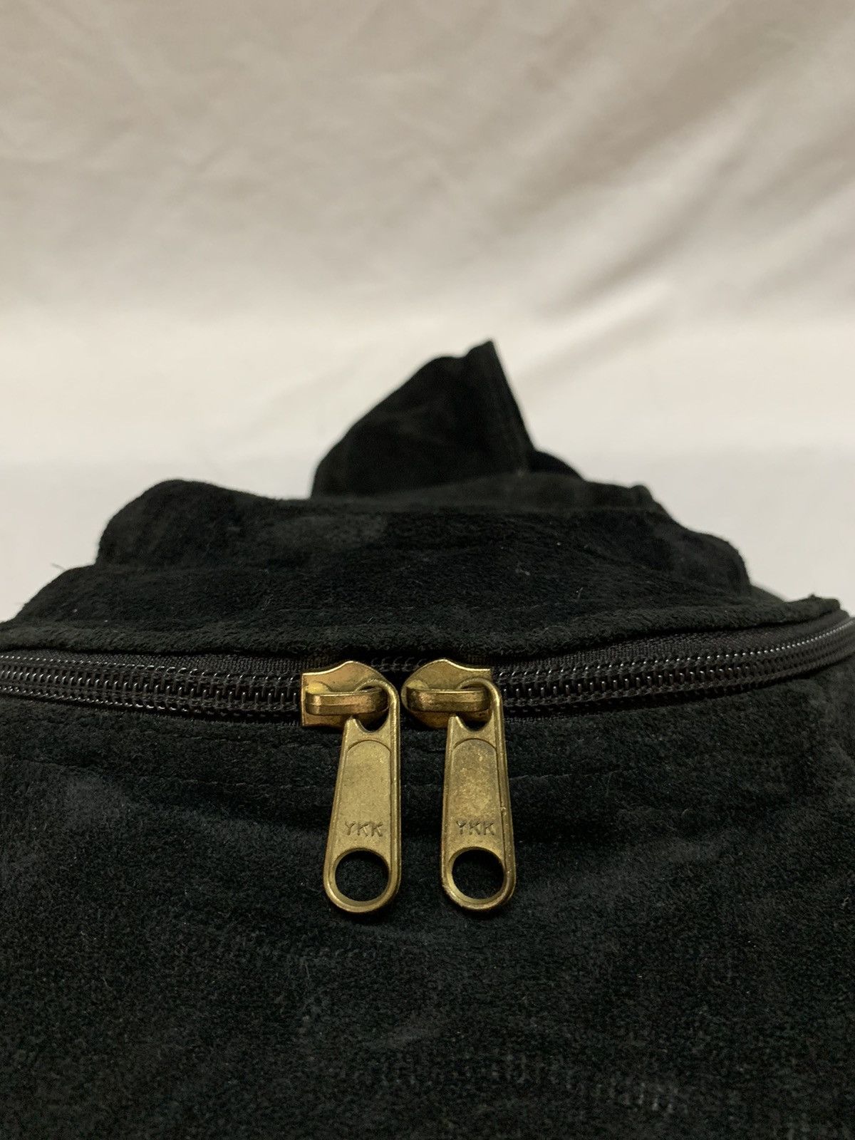 Genuine Leather Suede Leather backpack - vintage leather rucksack Size ONE SIZE - 9 Thumbnail