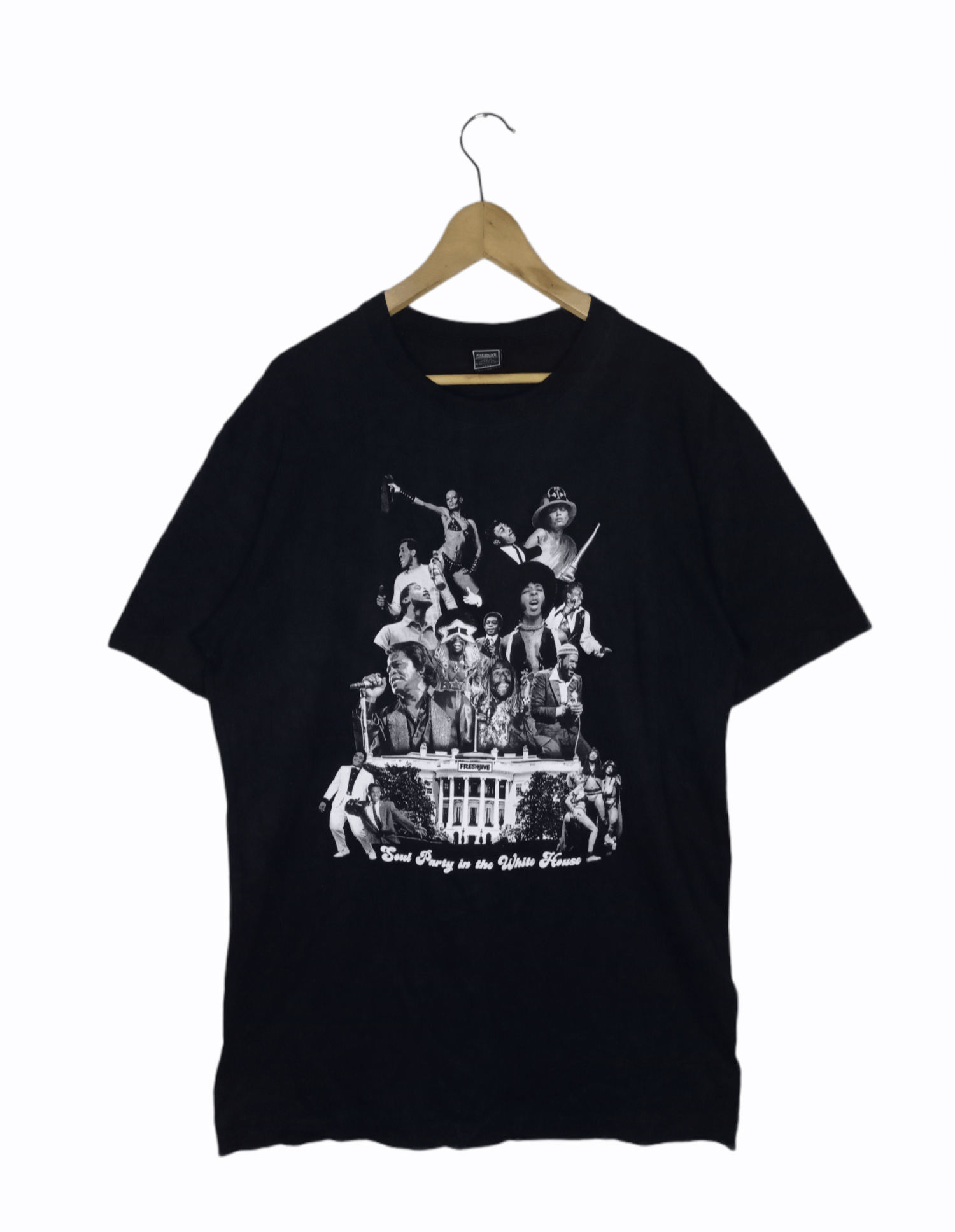 Freshjive × Vintage VINTAGE FRESHJIVE SOUL PARTY IN THE WHITE HOUSE TSHIRT Size US L / EU 52-54 / 3 - 1 Thumbnail