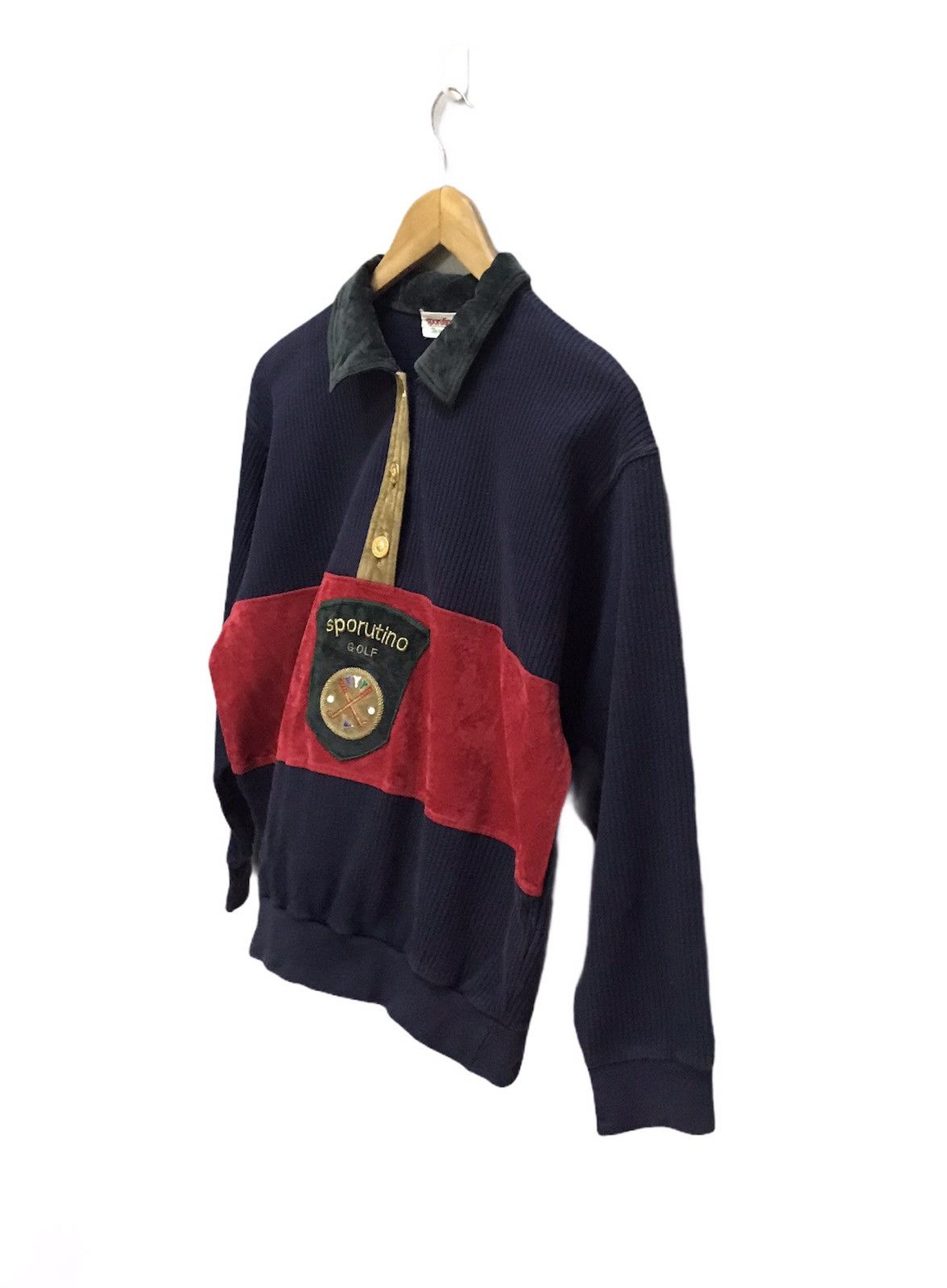 Vintage Vintage sporutino golf sweatshirt Size US M / EU 48-50 / 2 - 2 Thumbnail