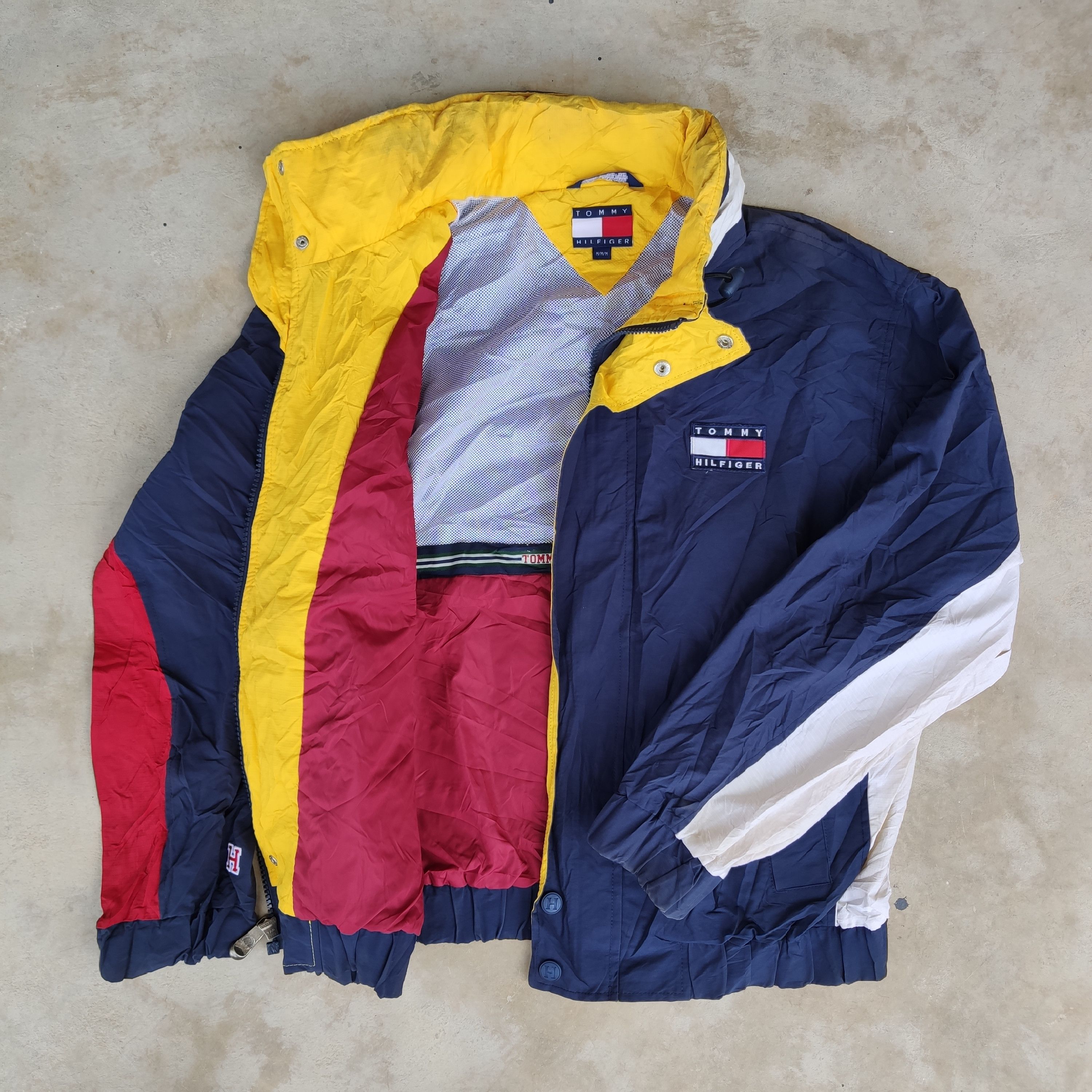 Multicolor tommy hilfiger jacket best sale