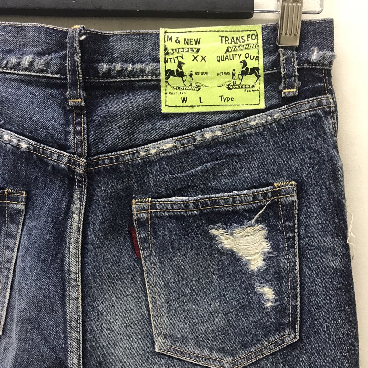 Japanese Brand Japanese Brand RNA.inc Thashed Jeans Size 28" / US 6 / IT 42 - 12 Thumbnail