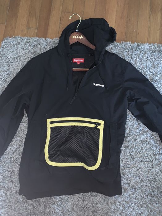 Supreme Supreme Mesh Pocket Pullover Black SS14 Grailed