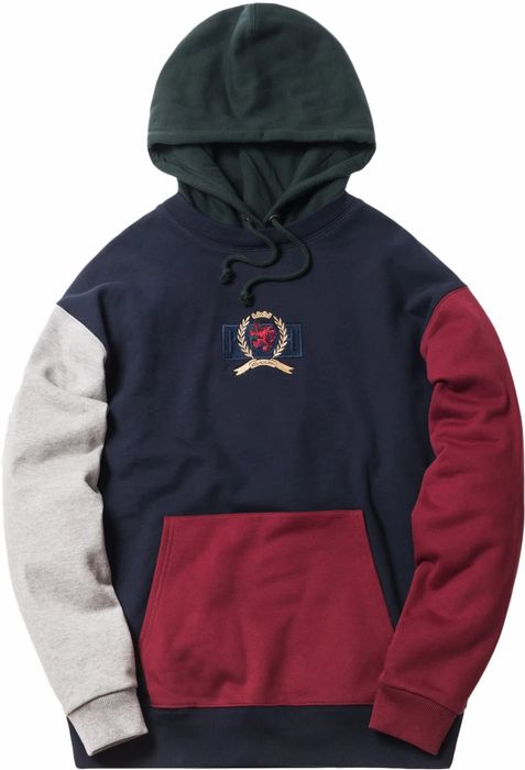 Kith x tommy hilfiger crest hoodie multi on sale