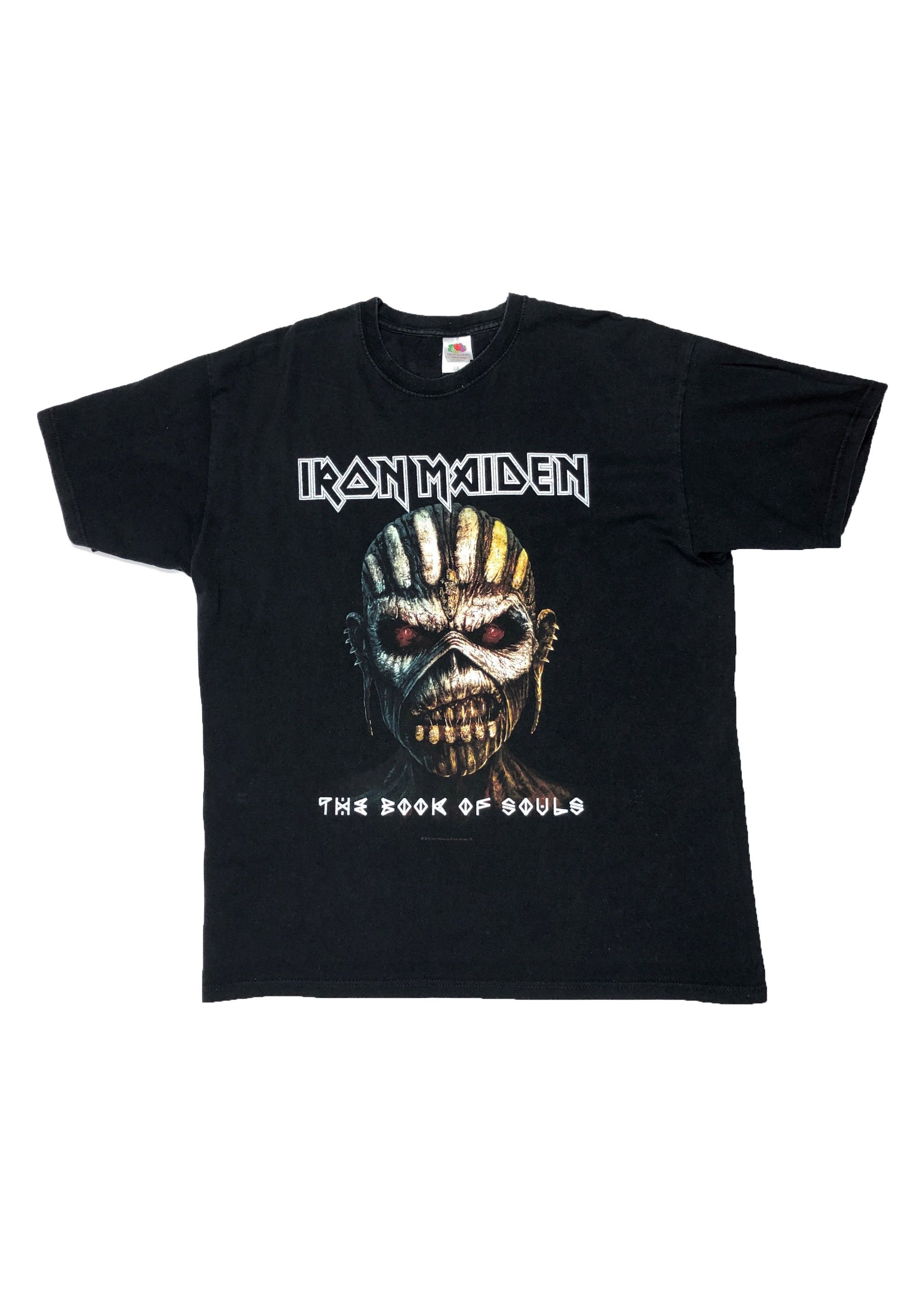 Iron Maiden The Book Of Souls Tour Official T-Shirt - Front & Back Print - New