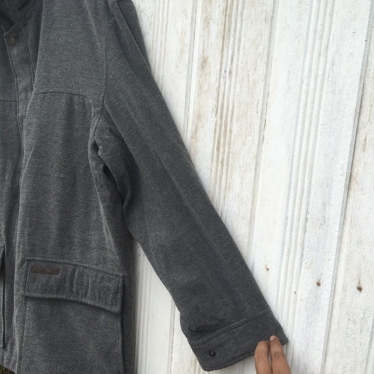 Vintage Crocodile Italy Long Jacket Large Size