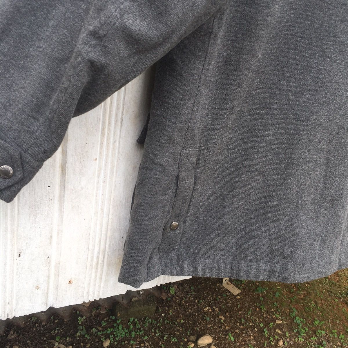 Vintage Crocodile Italy Long Jacket Large Size