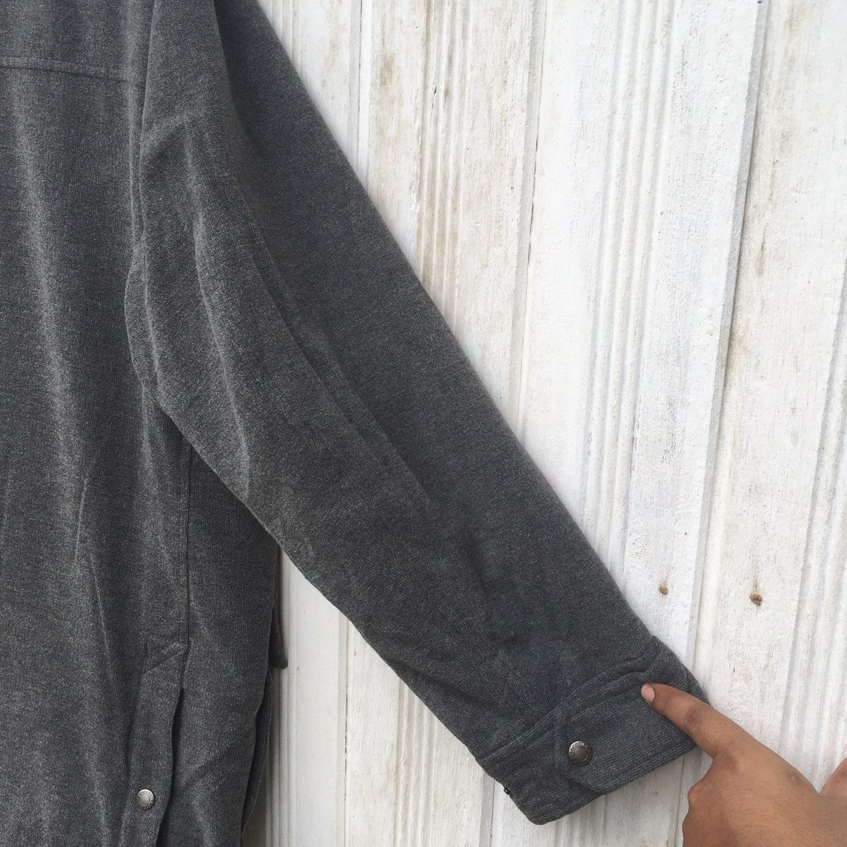 Vintage Crocodile Italy Long Jacket Large Size