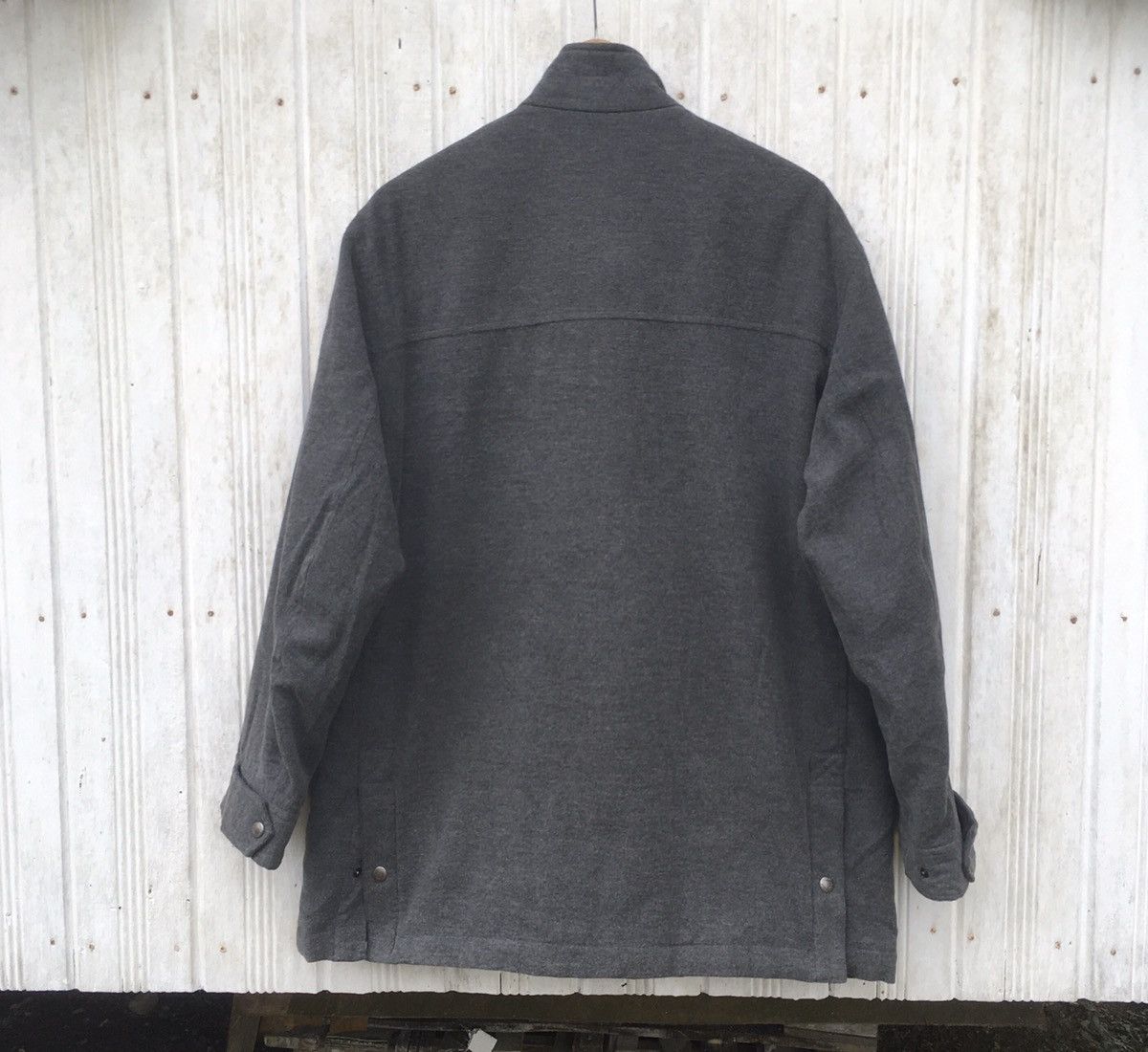 Vintage Crocodile Italy Long Jacket Large Size