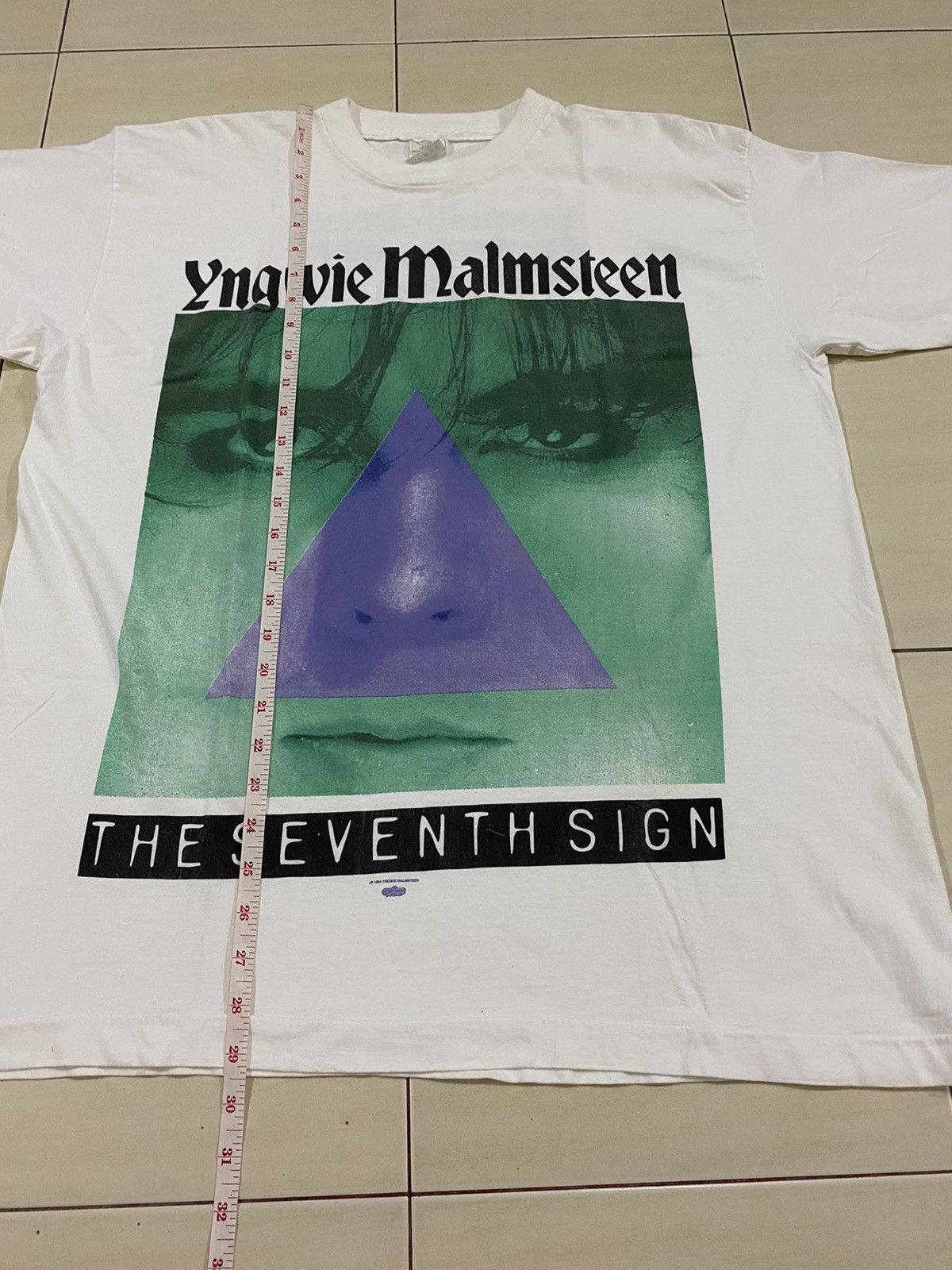 Band Tees × Vintage Rare Vintage Yngwie Malmsteen The Seventh sign