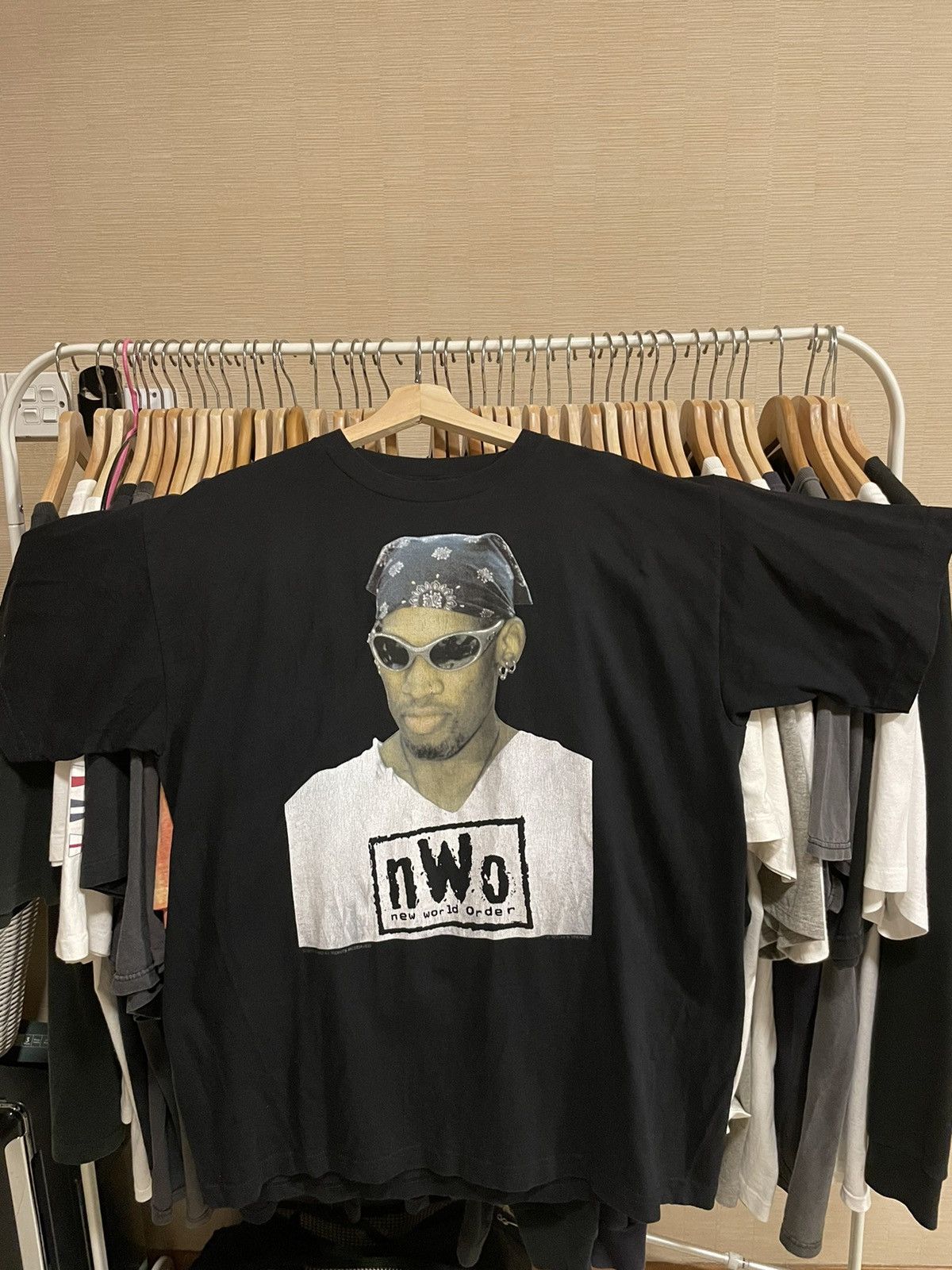 image of Vintage 1997 Dennis Rodman Nwo in Black, Men's (Size XL)