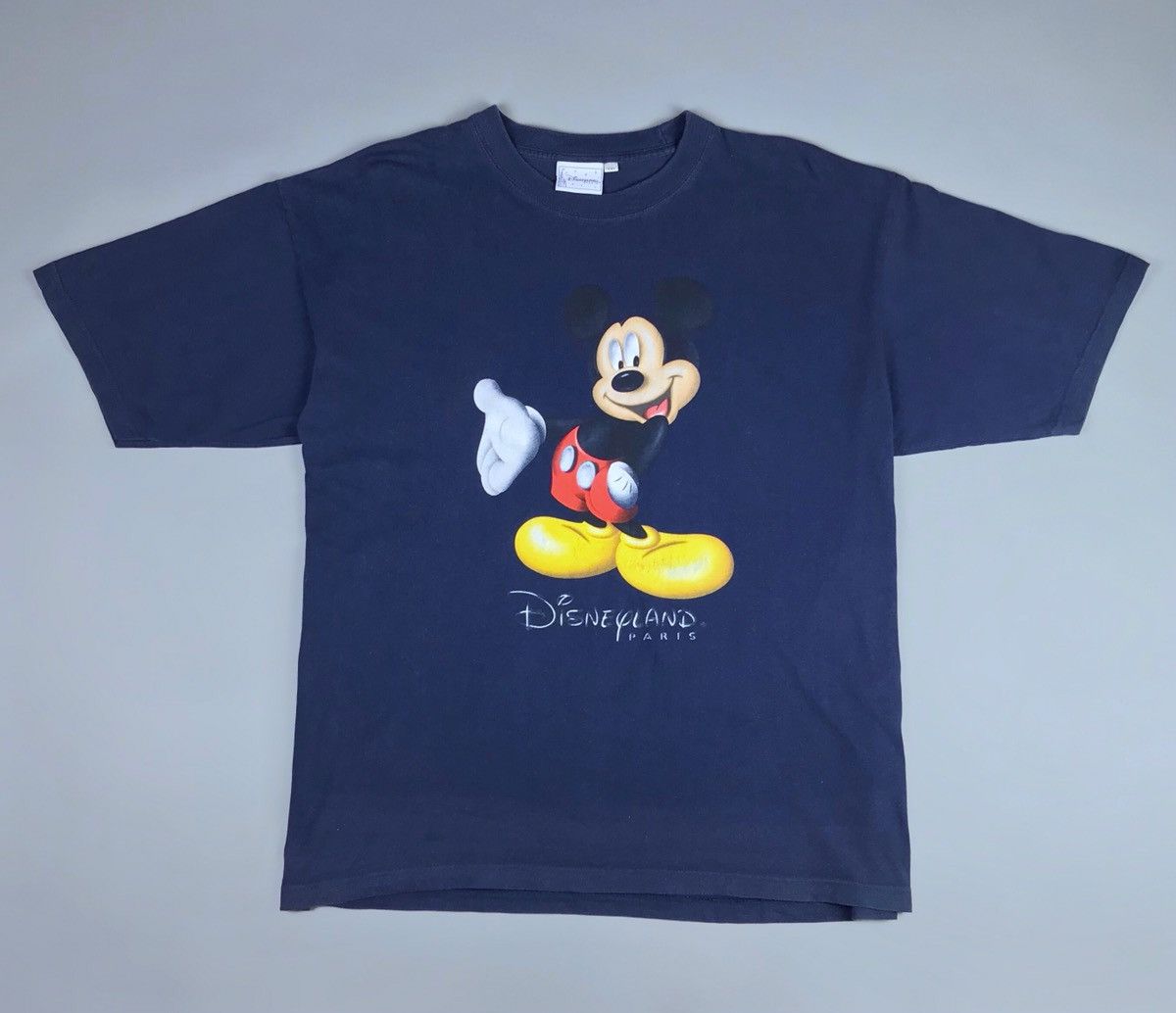 Vintage Vintage 90s Disneyland Paris Mickey Mouse T Shirt Size Xxl