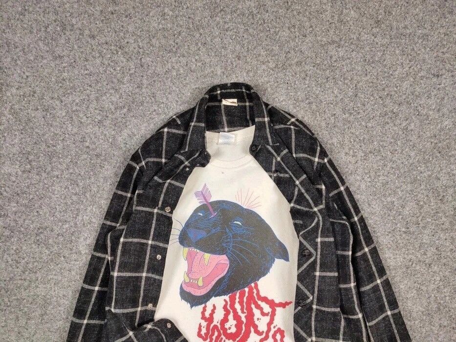 Flannel Vintage Flannel Shirt Plaid Checkered Travis Scott Style Size US L / EU 52-54 / 3 - 5 Thumbnail