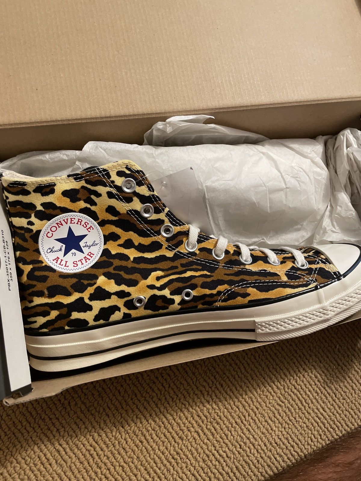image of Converse All Star Invincible Wackomaria Shoes in Cheetah, Men's (Size 11)