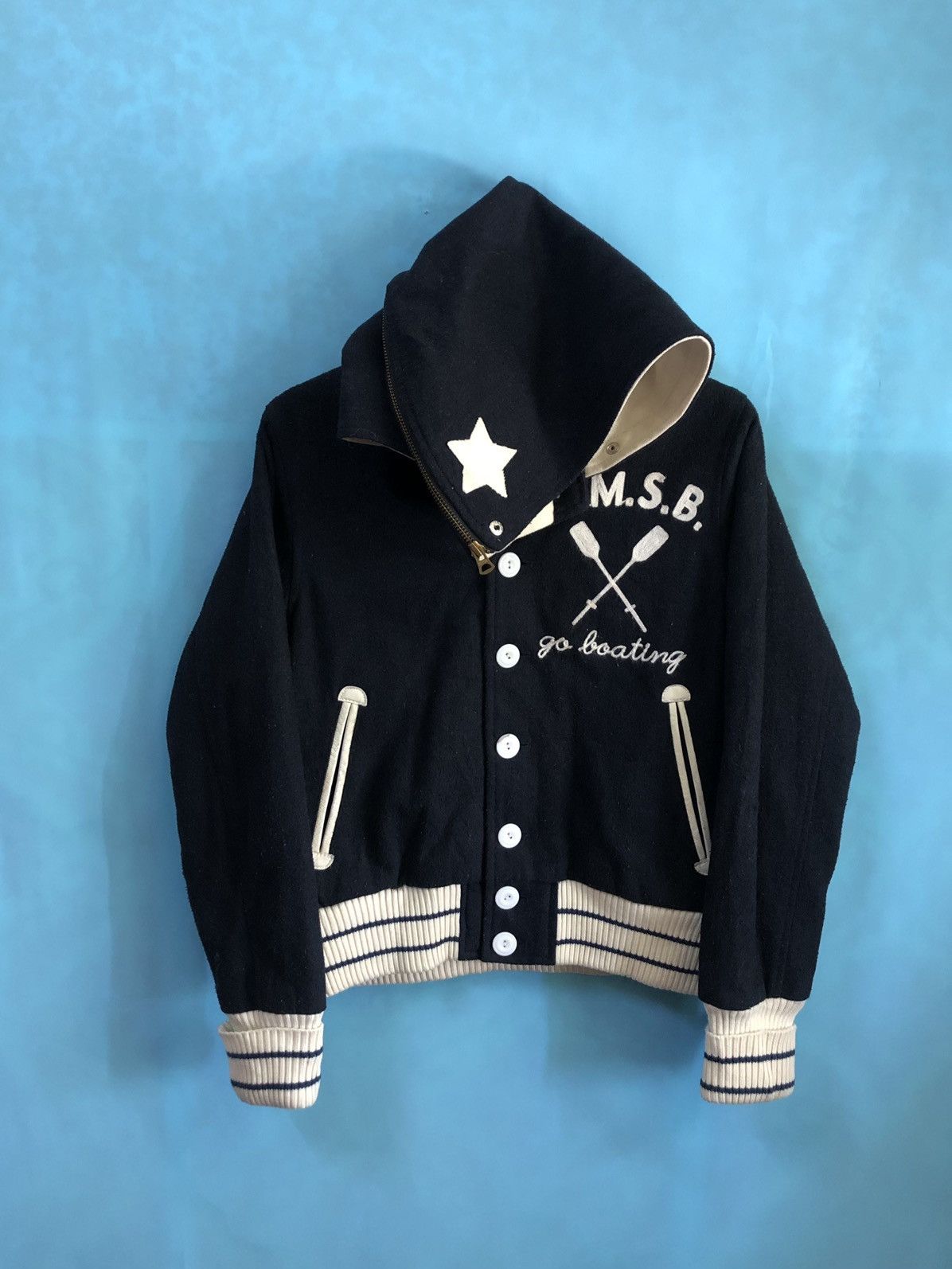 Beams Plus Beams Boy Varsity Embroidery Size US XXS / EU 40 - 1 Thumbnail