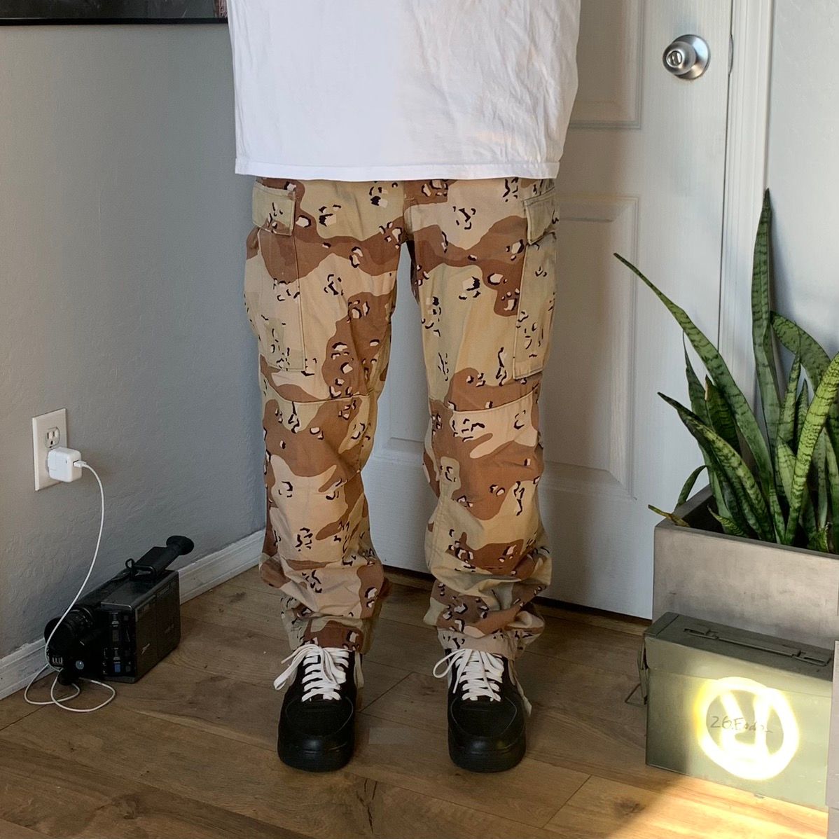 desert camo pants — reworked vintage clothing and much more!