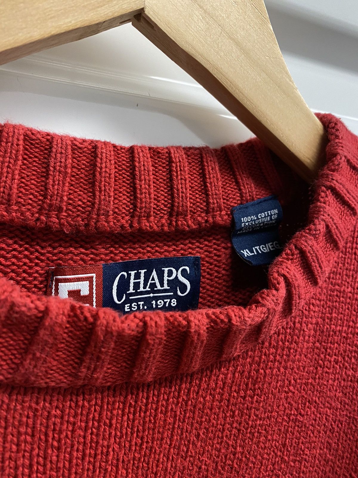 Chaps Ralph Lauren Chaps Ralph Lauren knit sweater Size US XL / EU 56 / 4 - 4 Preview