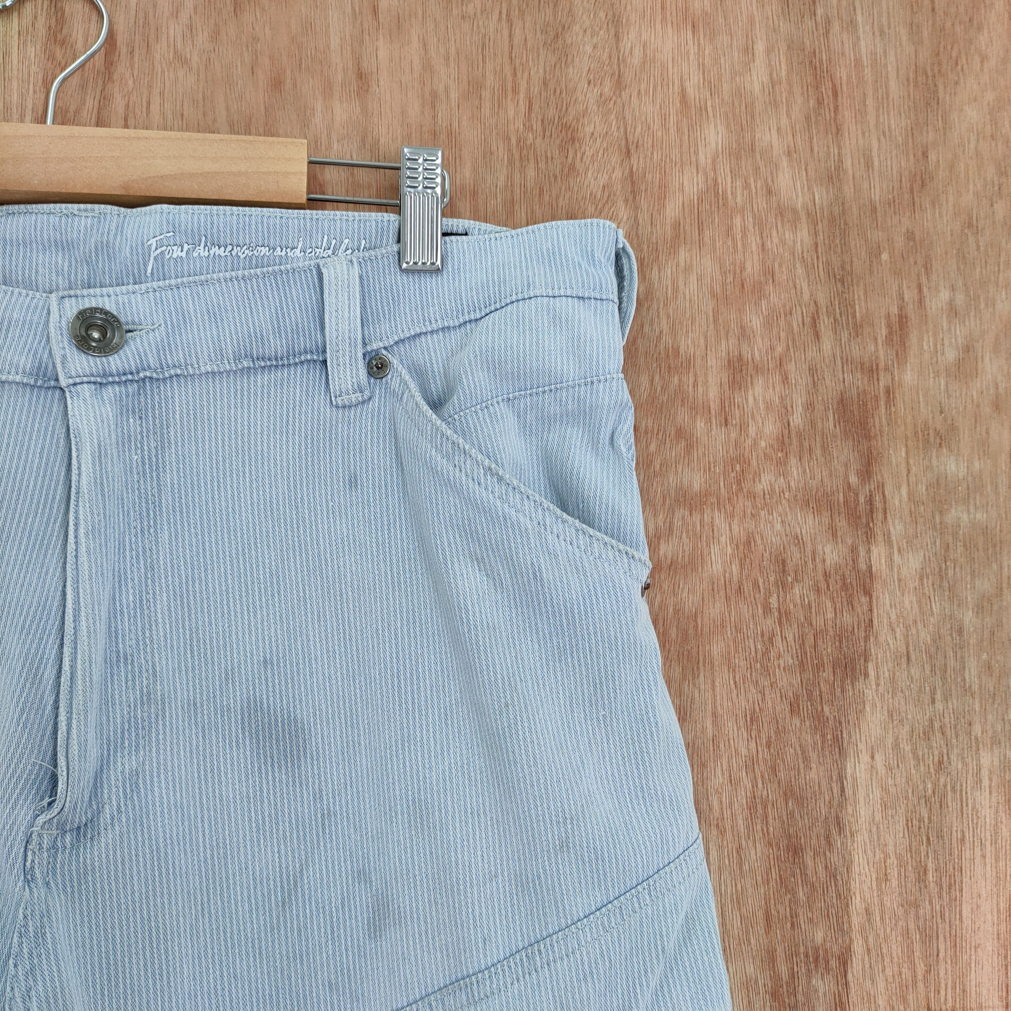 Japanese Brand FIELD CORE STRECHT FADED/STAIN CARGO PANTS Size US 33 - 8 Thumbnail