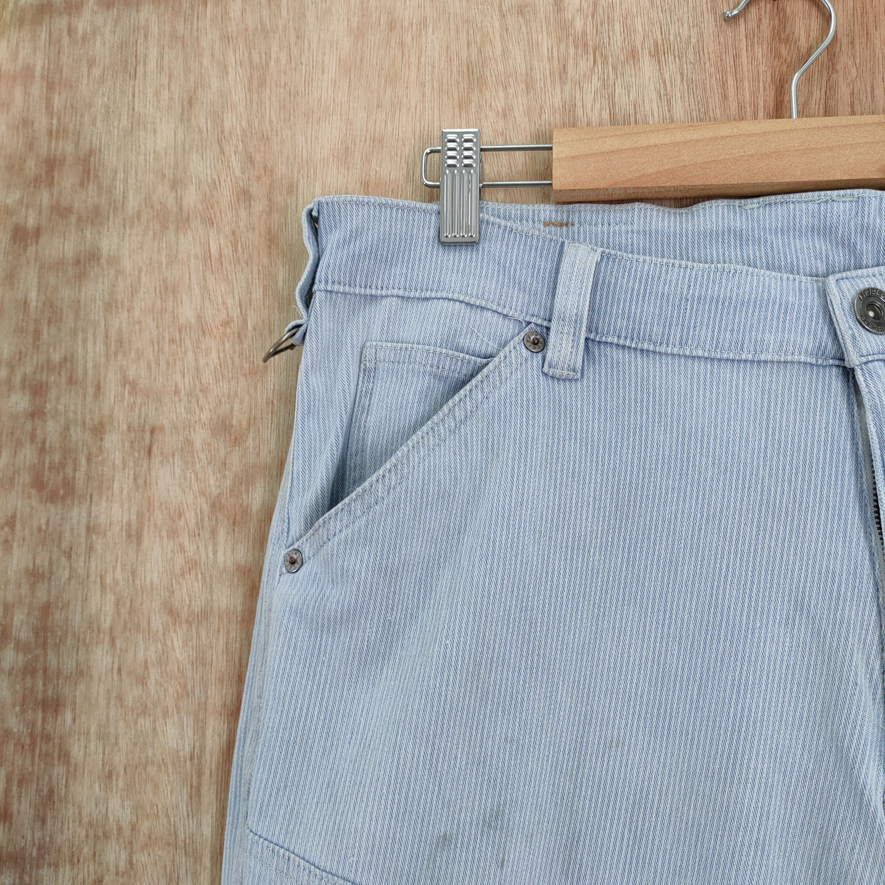 Japanese Brand FIELD CORE STRECHT FADED/STAIN CARGO PANTS Size US 33 - 9 Thumbnail