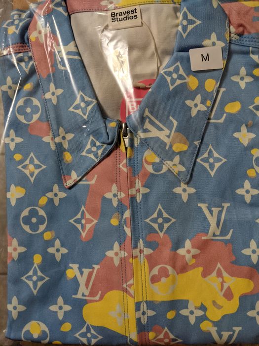 Bravest Studios Bravest Studios x LV Jacket Cotton Candy Blue | Grailed