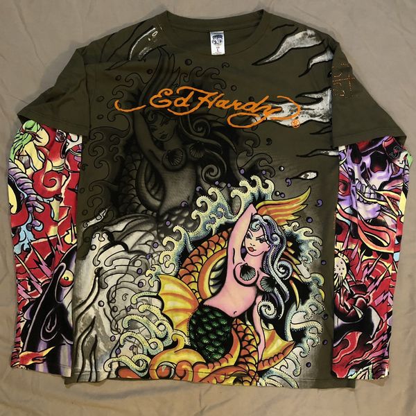 Ed hardy shop tattoo shirt