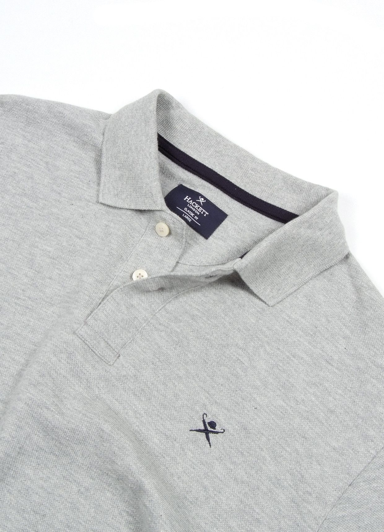 Hackett Hackett Slim Fit Polo Shirt (L) Size US L / EU 52-54 / 3 - 3 Thumbnail