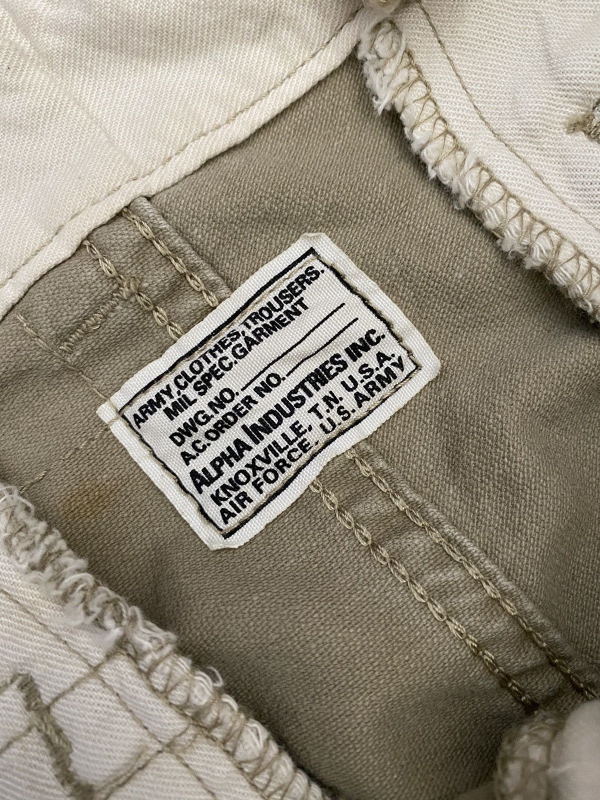 Alpha Industries 🇺🇸🔥Alpha Industries US Army Military Garment Cargo Pants Size US 32 / EU 48 - 5 Thumbnail