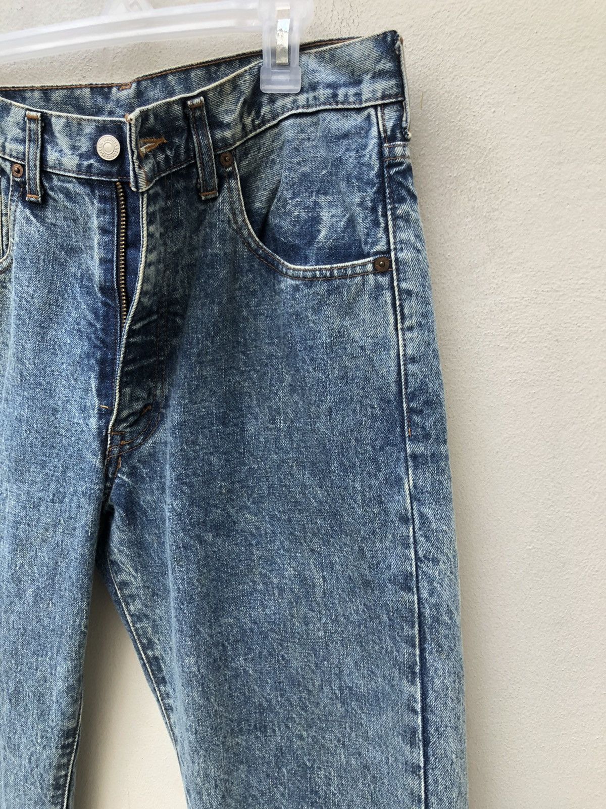 Levi's Vintage Clothing Vintage 1989 Levi’s 502 XX Big E Selvedge Denim Jeans Size US 32 / EU 48 - 10 Thumbnail