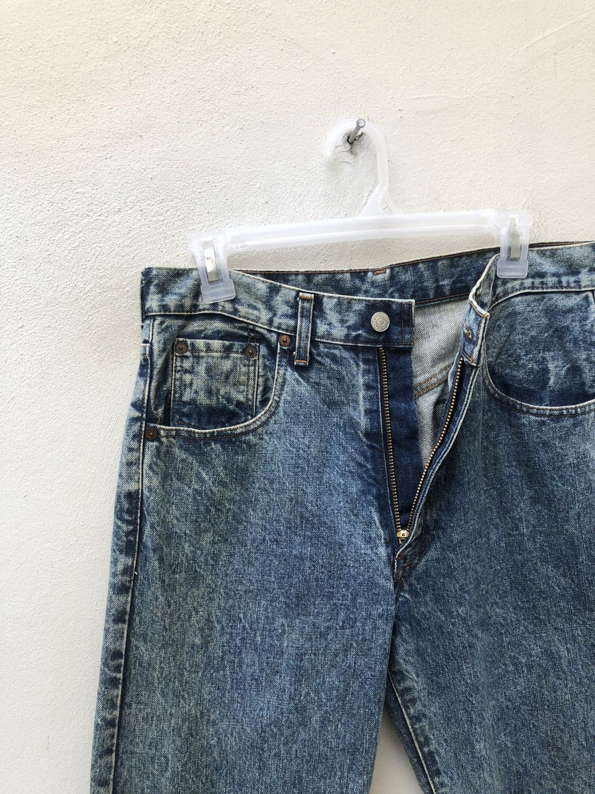 Levi's Vintage Clothing Vintage 1989 Levi’s 502 XX Big E Selvedge Denim Jeans Size US 32 / EU 48 - 8 Thumbnail