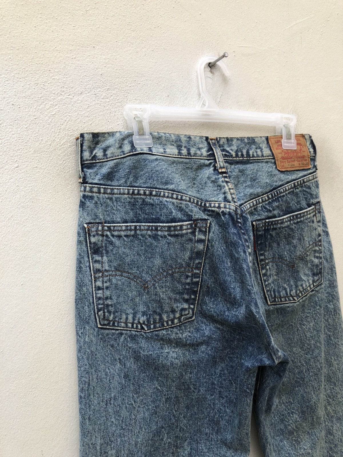 Levi's Vintage Clothing Vintage 1989 Levi’s 502 XX Big E Selvedge Denim Jeans Size US 32 / EU 48 - 15 Thumbnail