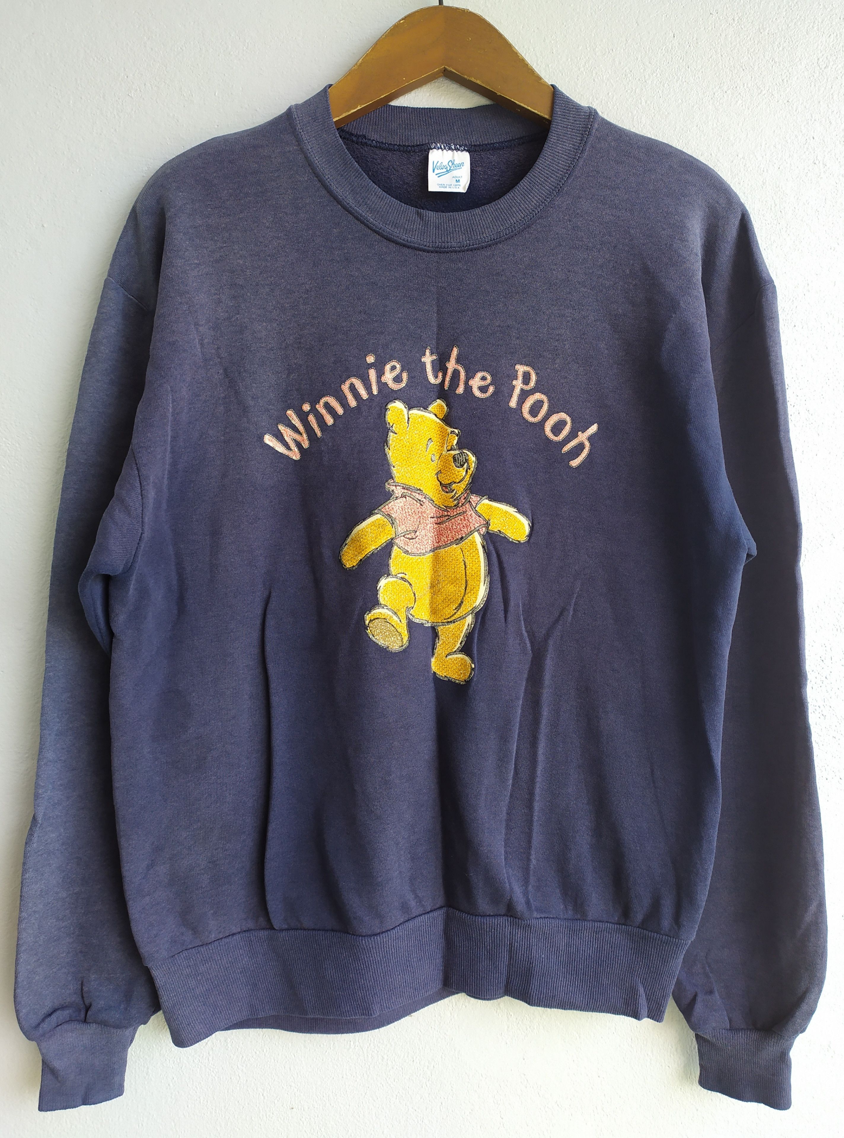 Velva Sheen × Vintage Vintage Winnie The Pooh sweatshirt Size US S / EU 44-46 / 1 - 1 Thumbnail