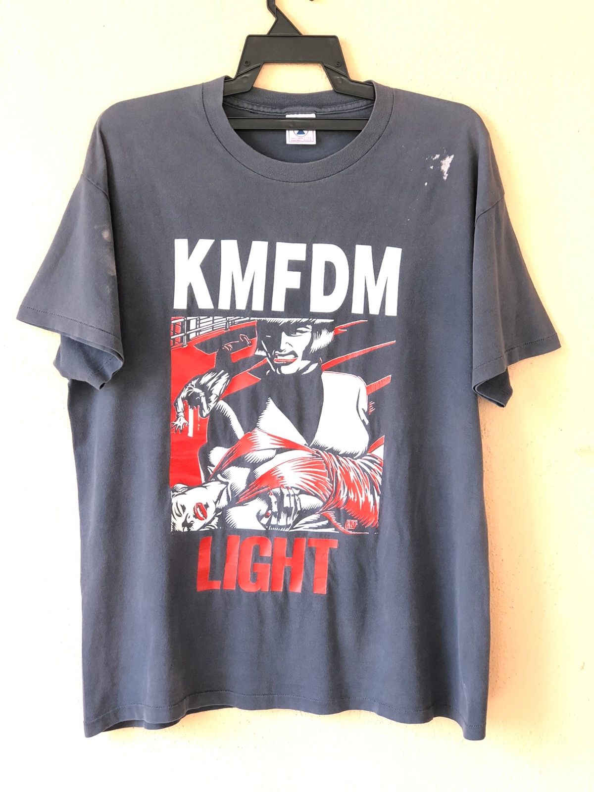 Vintage 90s KMFDM Single Promo Band Tee | Grailed