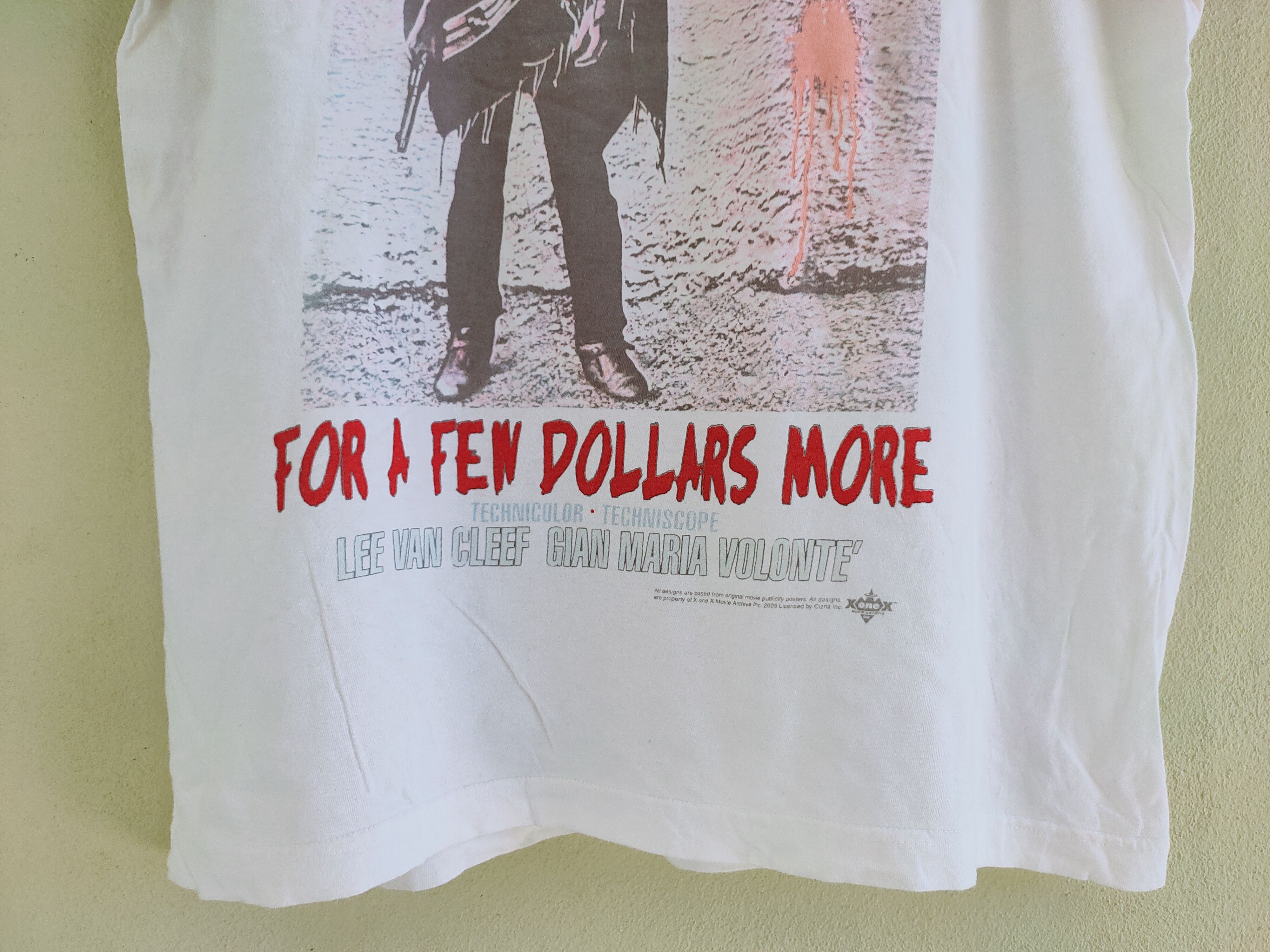 Japanese Brand FOR A FEW DOLLARS MORE movie by X ONE X 2006 tee Size US L / EU 52-54 / 3 - 4 Thumbnail