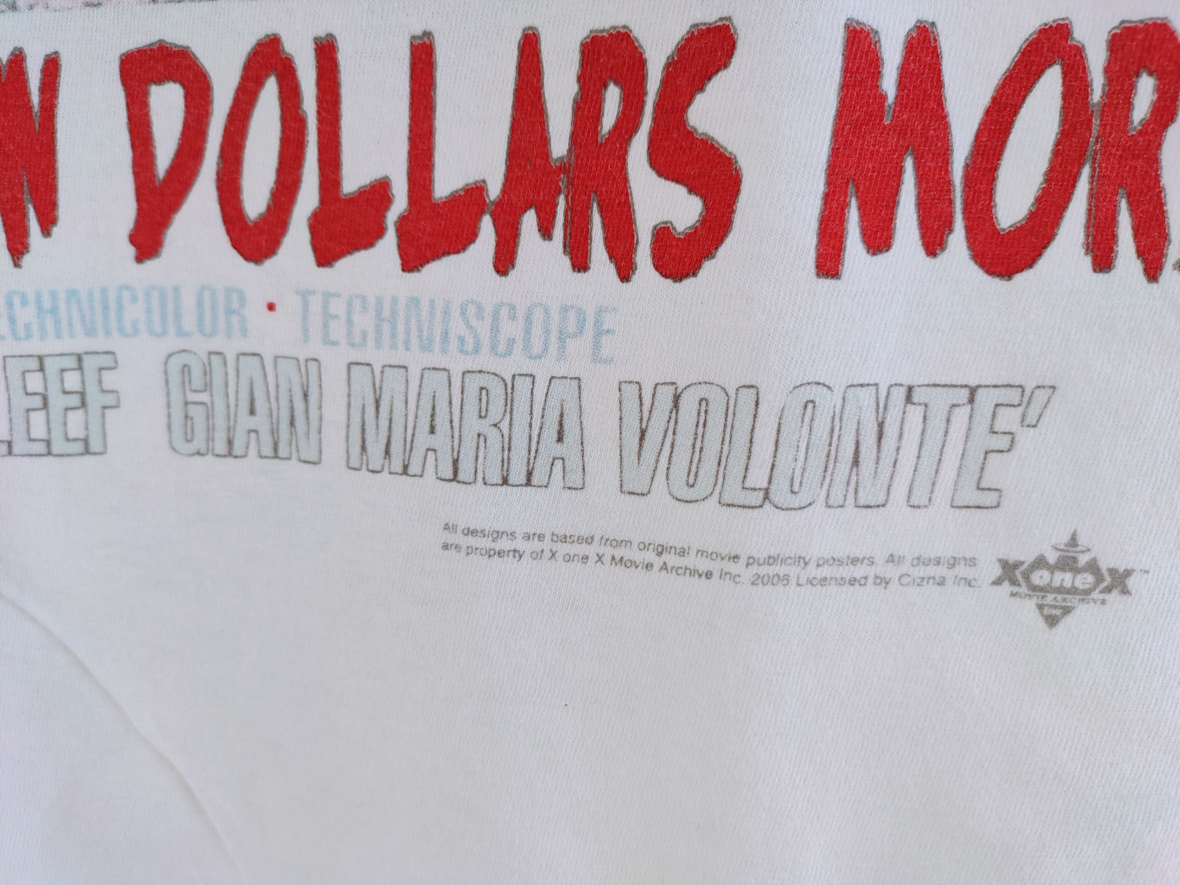 Japanese Brand FOR A FEW DOLLARS MORE movie by X ONE X 2006 tee Size US L / EU 52-54 / 3 - 5 Thumbnail