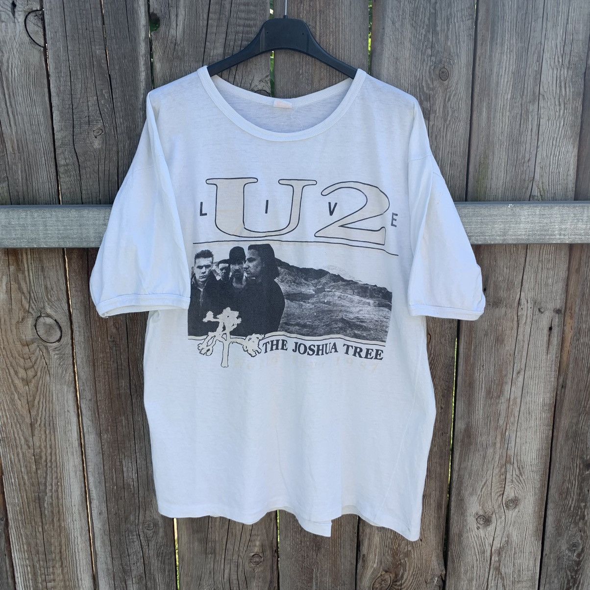 Vintage Vintage U2 The Joshua Tree Tour 1987 T-Shirt white Size US XL / EU 56 / 4 - 1 Thumbnail