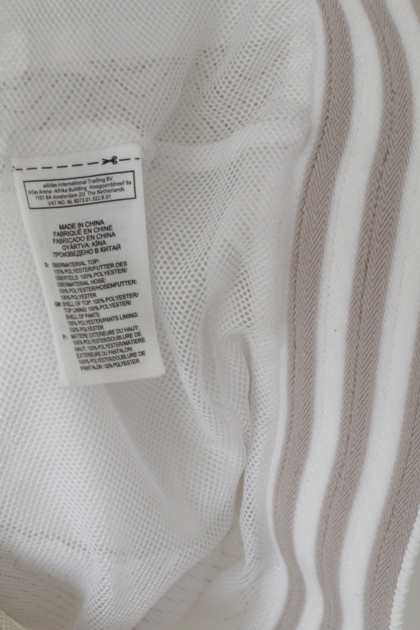 Adidas Adidas Men M 180 Jacket White Shiny Bomber Activewear 0618 Size US M / EU 48-50 / 2 - 6 Thumbnail