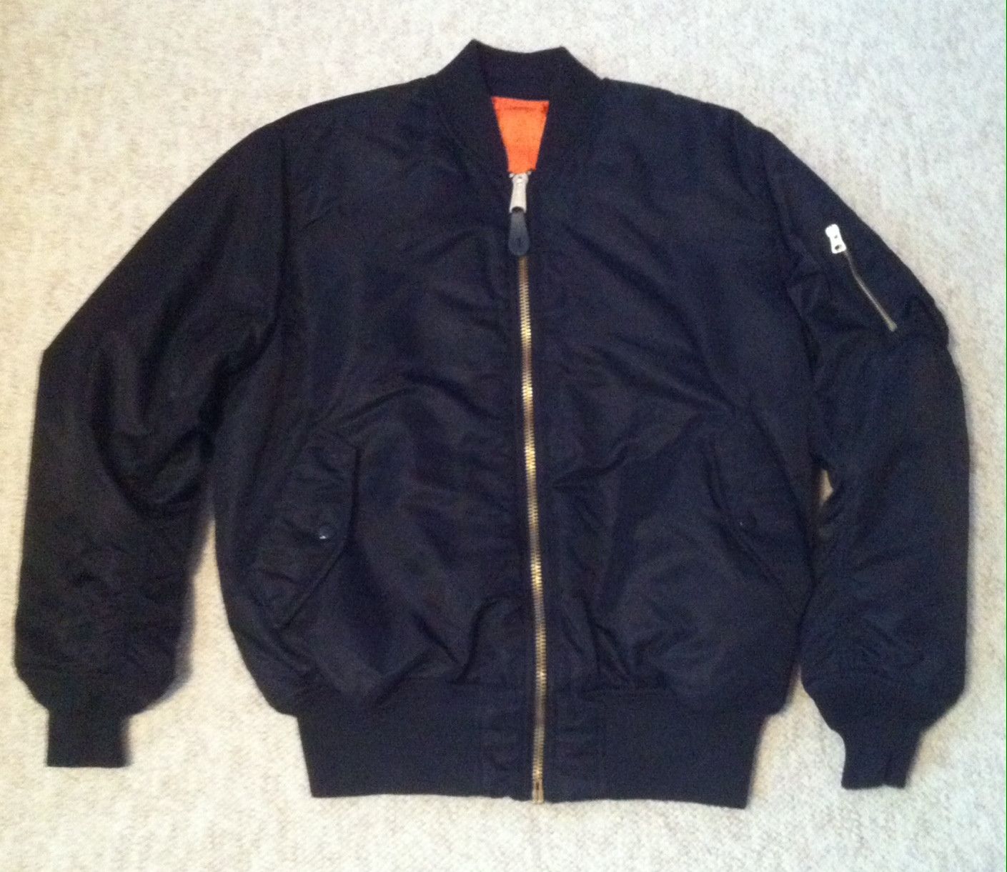 Black MA-1 Bomber Jacket