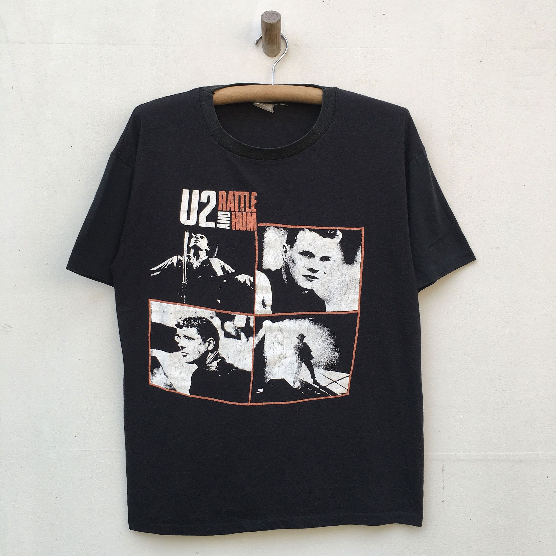 Vintage U2 80's Album Rock Tees