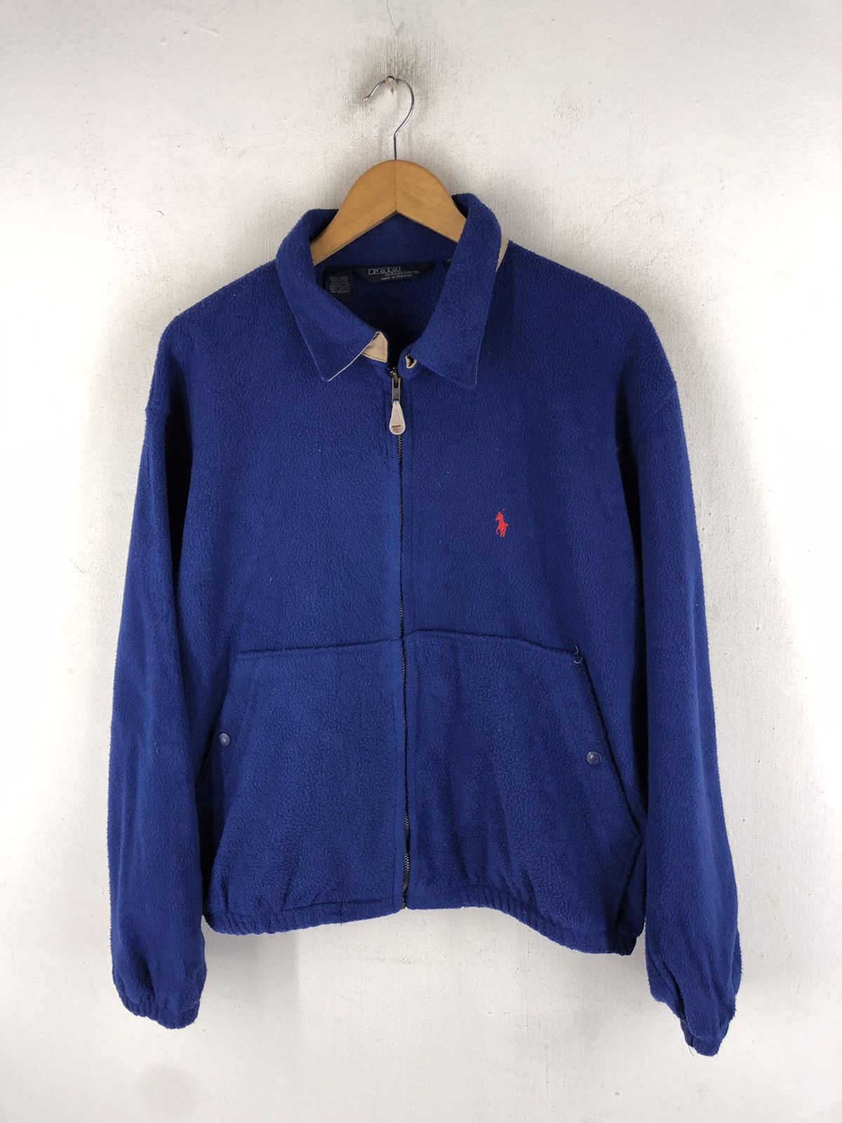 Polo Ralph Lauren 🔥VINTAGE 90s POLO RAPLH LAUREN FLEECE Size US M / EU 48-50 / 2 - 1 Thumbnail