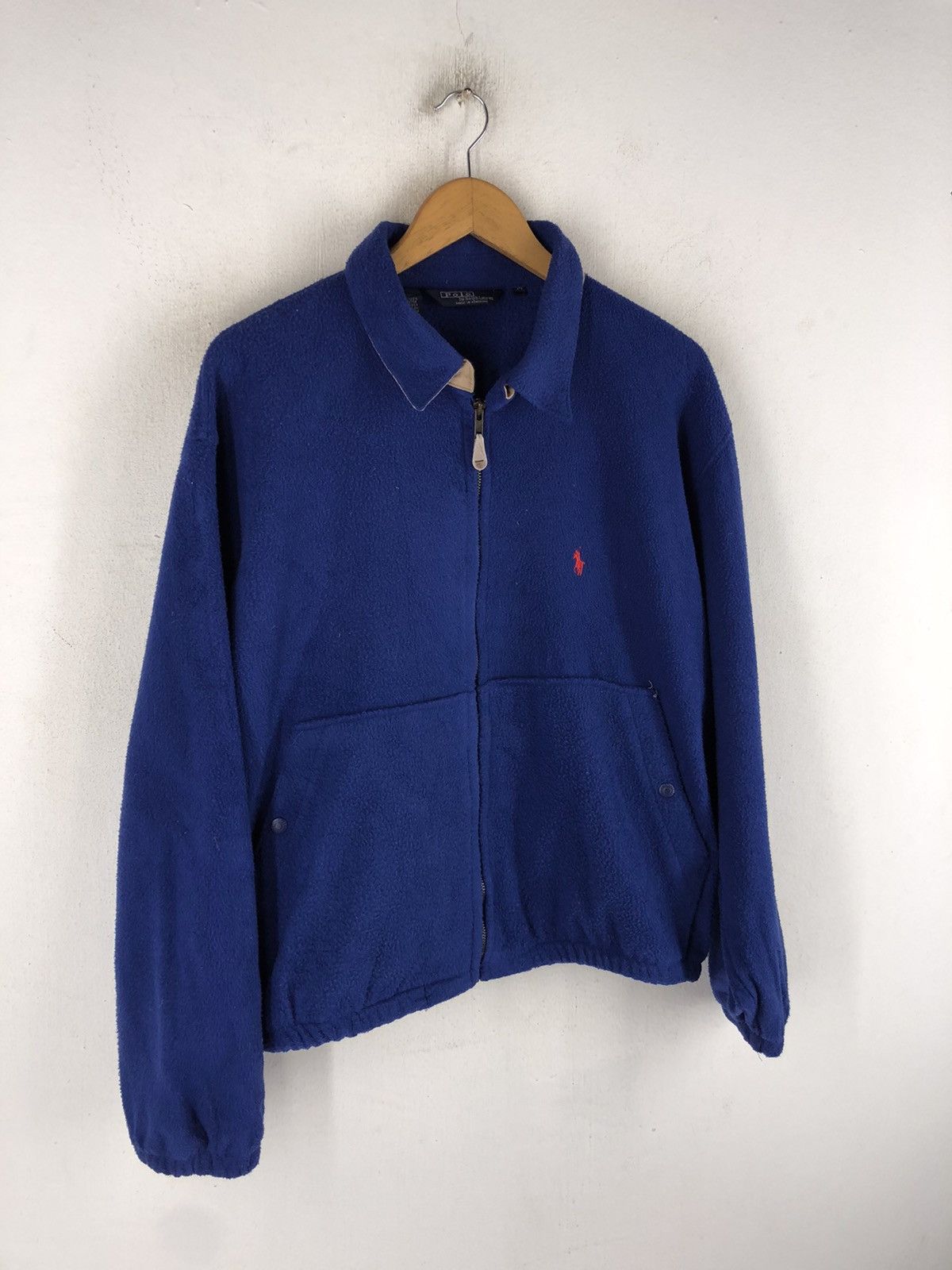 Polo Ralph Lauren 🔥VINTAGE 90s POLO RAPLH LAUREN FLEECE Size US M / EU 48-50 / 2 - 2 Thumbnail