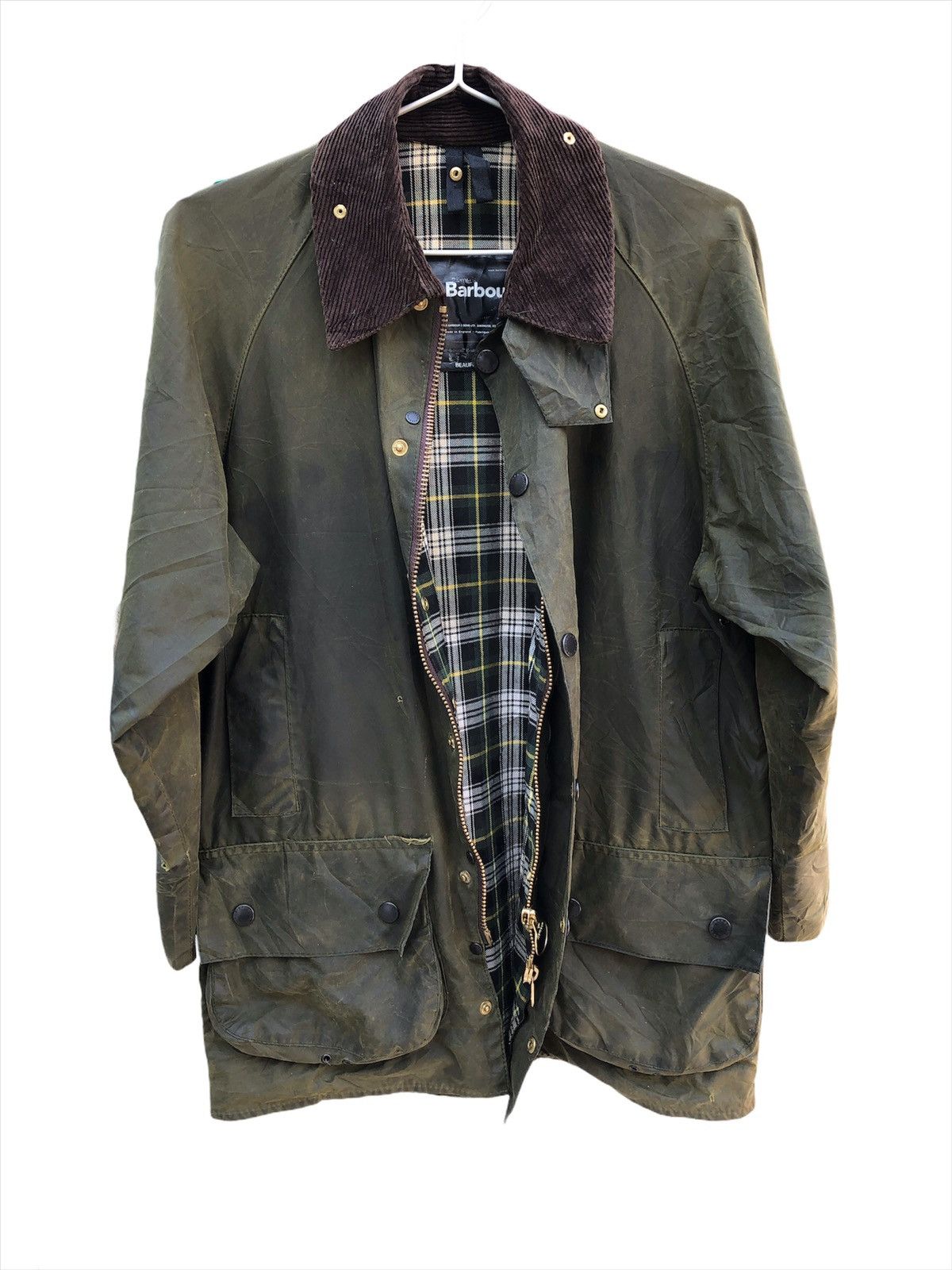 Barbour Vintage Waxed Barbour A150 Beaufort Jacket Waxed Grailed