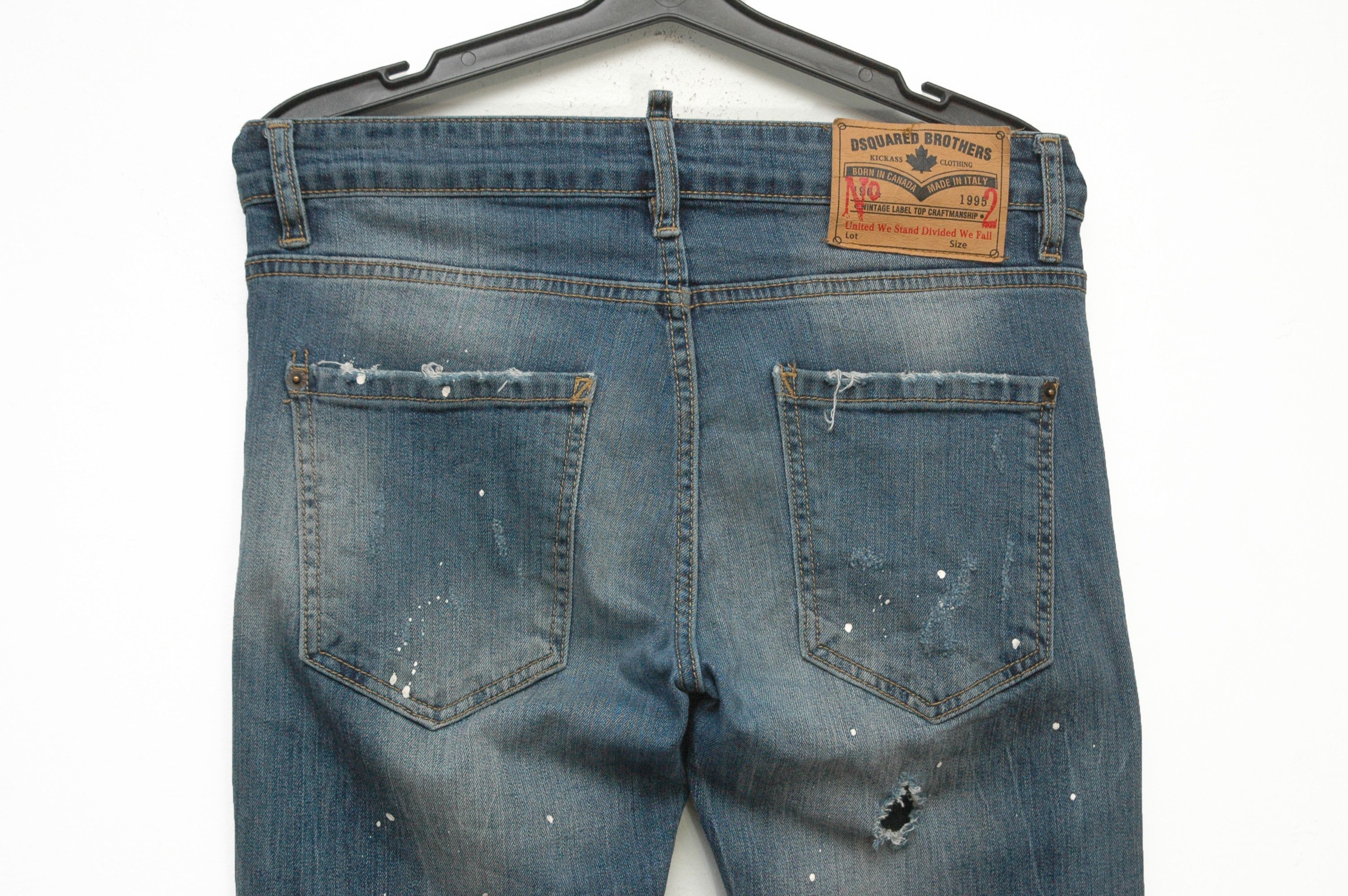 Dsquared2 Dsquared2 Clement Jeans Painted Made Italy Size Women's 42 Size 28" / US 6 / IT 42 - 9 Thumbnail