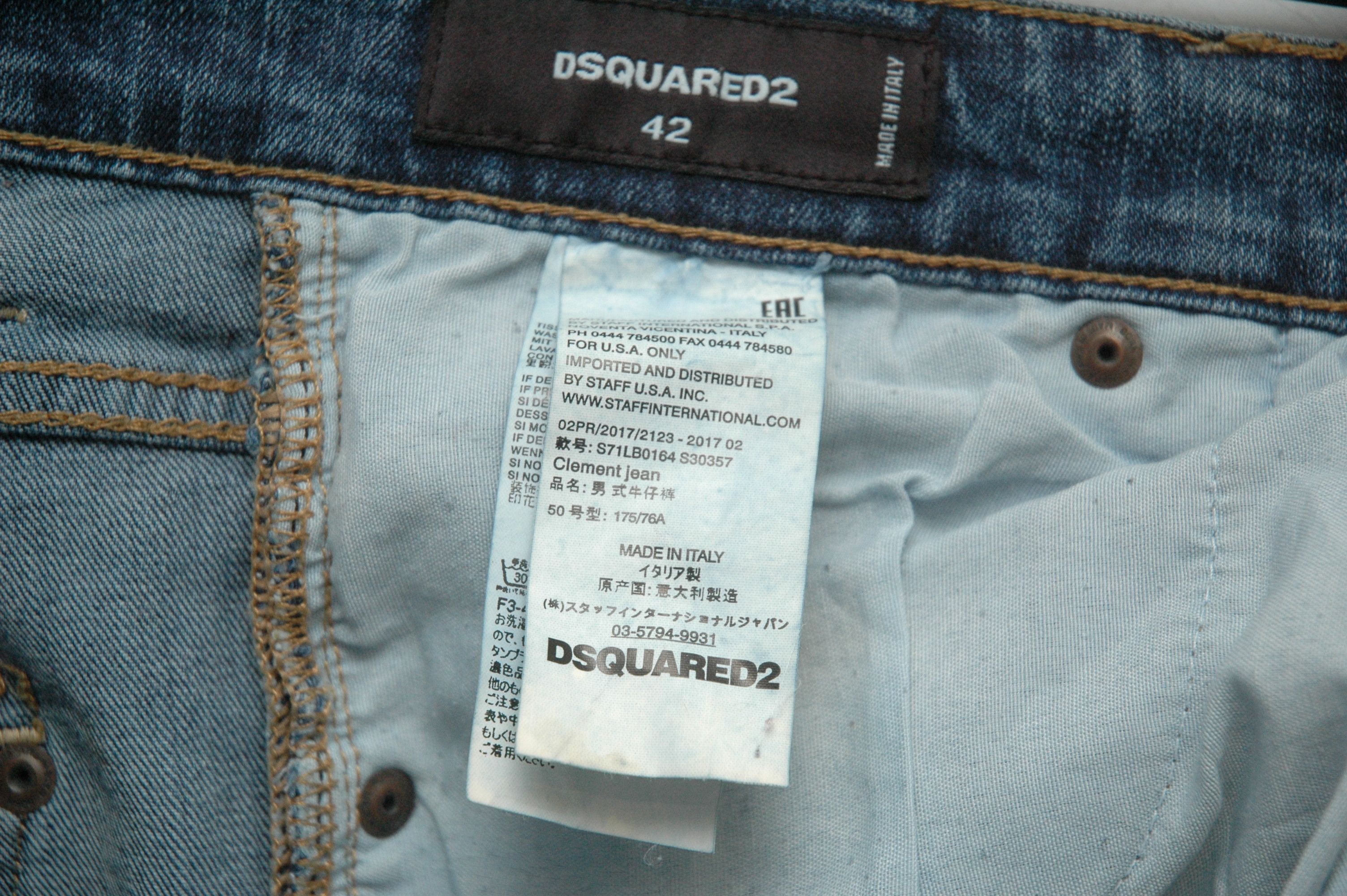 Dsquared2 Dsquared2 Clement Jeans Painted Made Italy Size Women's 42 Size 28" / US 6 / IT 42 - 13 Thumbnail