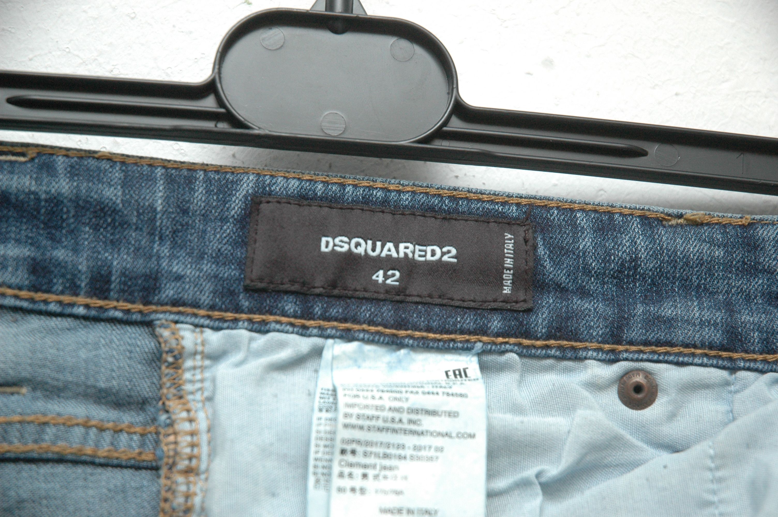 Dsquared2 Dsquared2 Clement Jeans Painted Made Italy Size Women's 42 Size 28" / US 6 / IT 42 - 12 Thumbnail