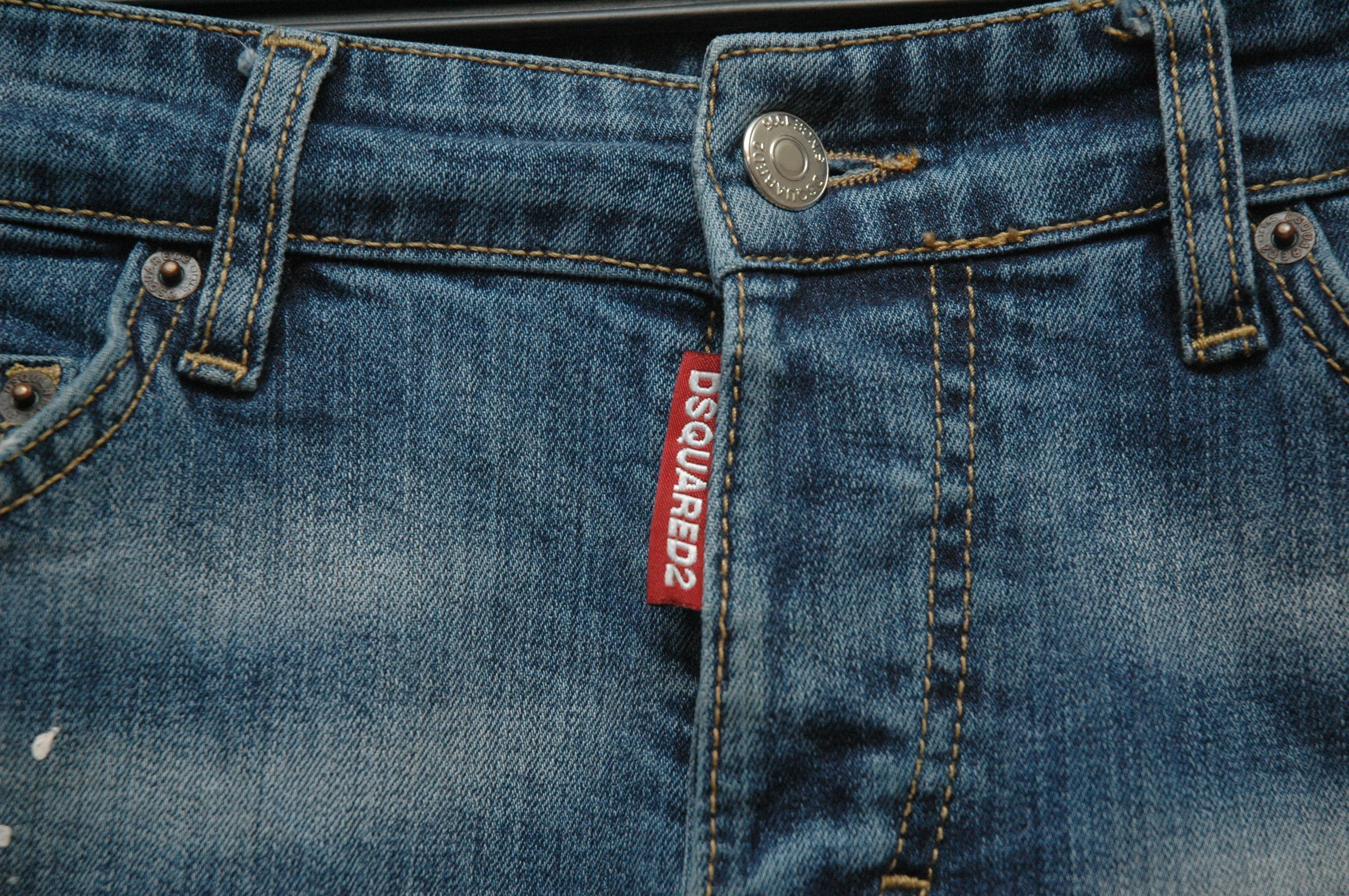 Dsquared2 Dsquared2 Clement Jeans Painted Made Italy Size Women's 42 Size 28" / US 6 / IT 42 - 4 Thumbnail