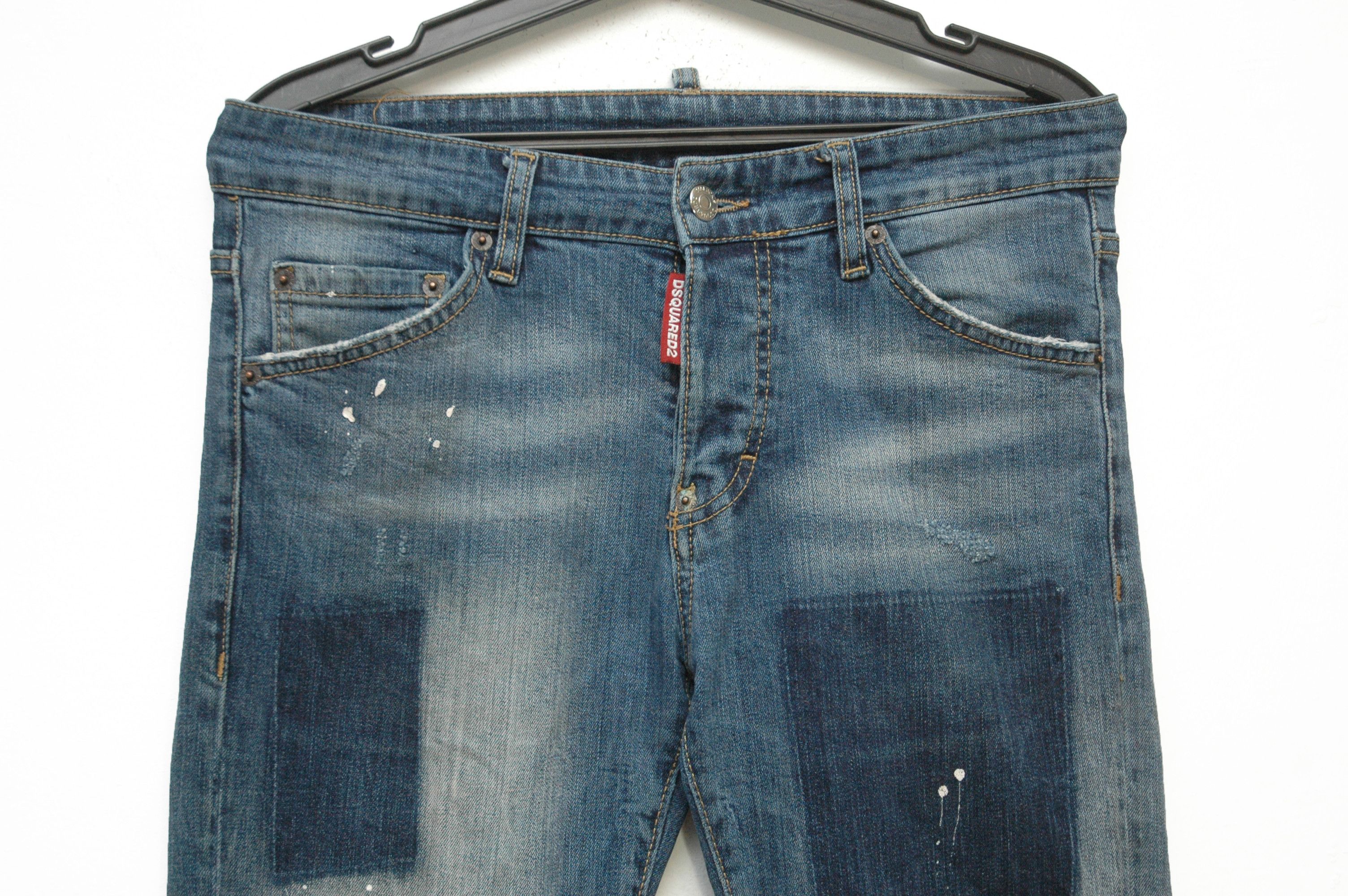 Dsquared2 Dsquared2 Clement Jeans Painted Made Italy Size Women's 42 Size 28" / US 6 / IT 42 - 2 Thumbnail