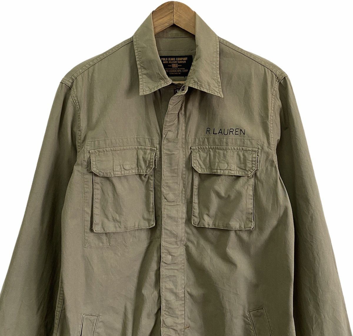Polo Ralph Lauren GRAIL🔥Polo Ralph Lauren Military Button Zipped Jacket Size US S / EU 44-46 / 1 - 2 Thumbnail
